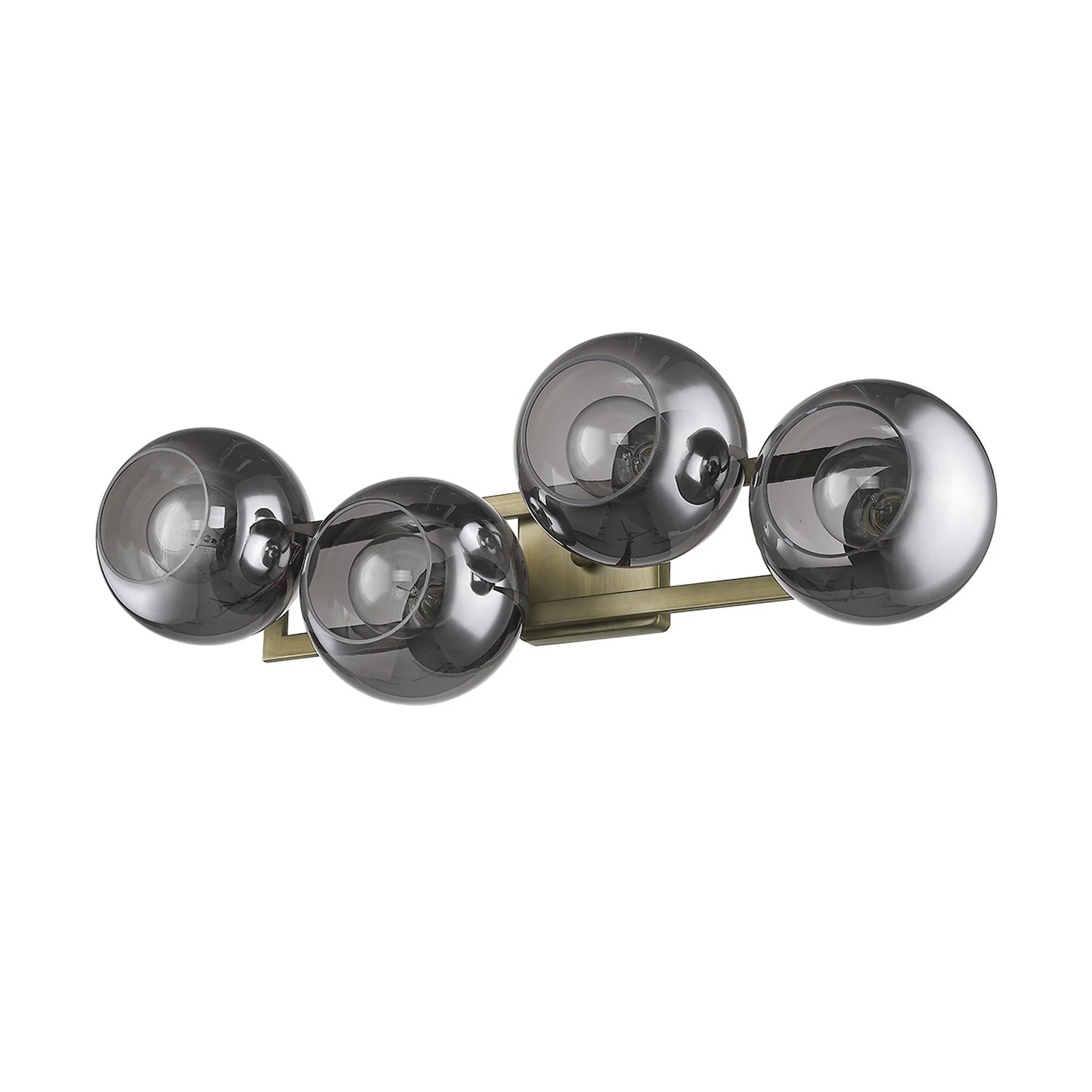 Lunette 4-Light Aged Brass Sconce By Homeroots - Image 4