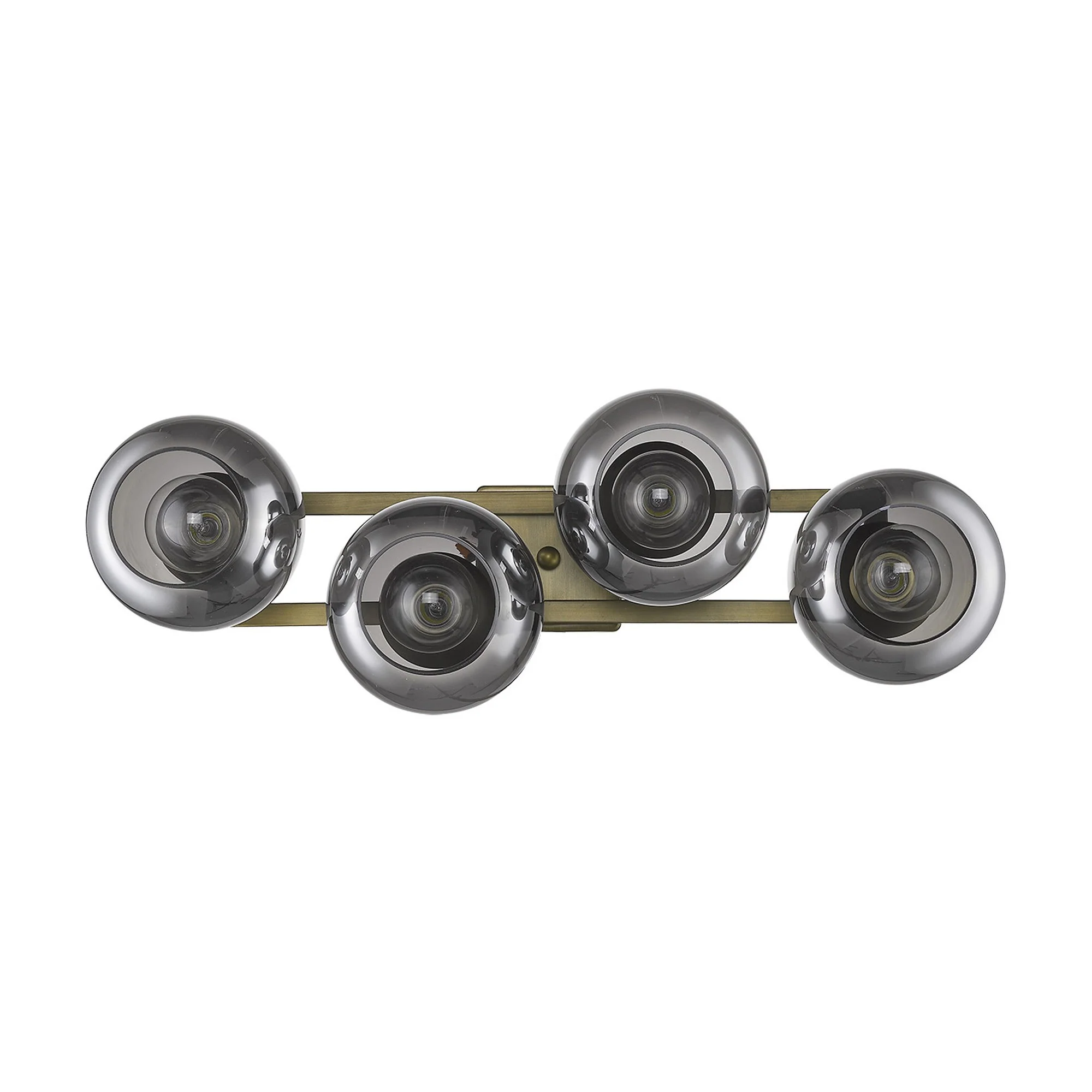 Lunette 4-Light Aged Brass Sconce By Homeroots - Image 6