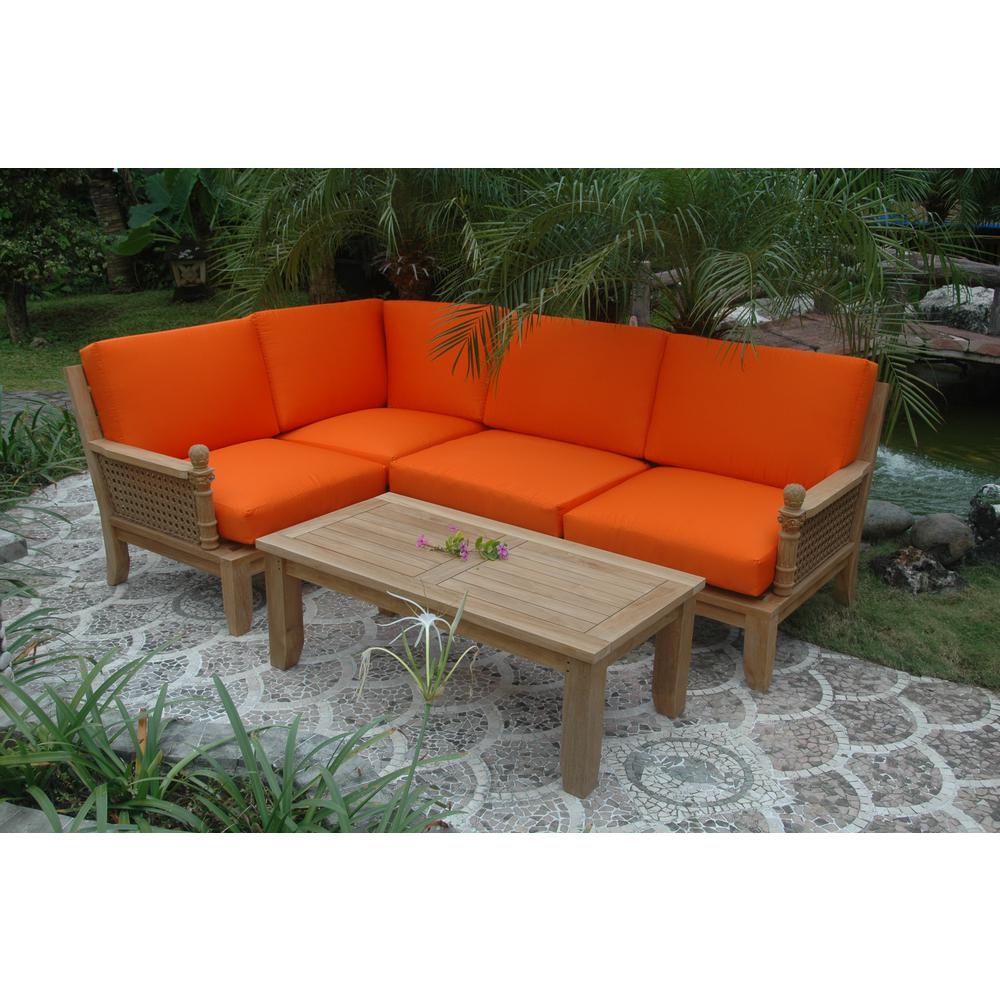 Luxe 5-Pieces Modular Set SET-71 By Anderson Teak - Image 2