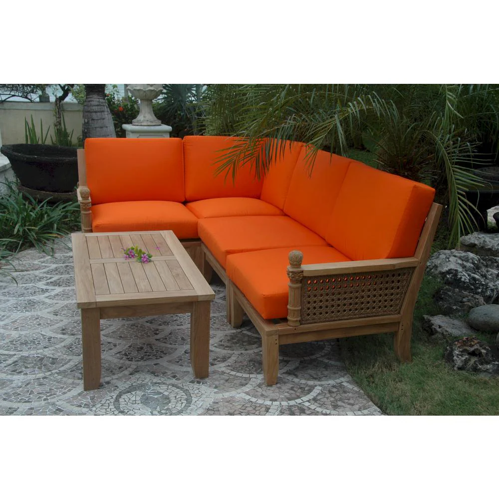 Luxe 5-Pieces Modular Set SET-71 By Anderson Teak - Image 4