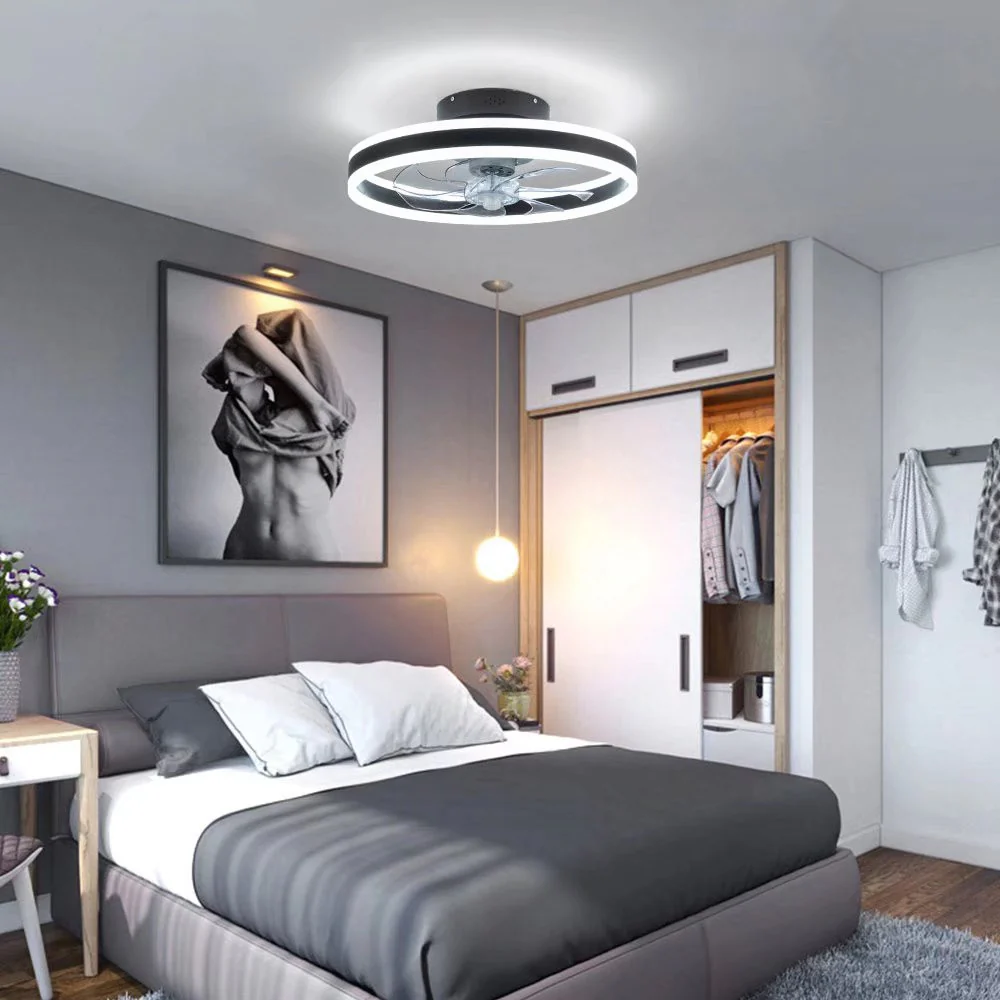 Luxurious Ceiling Lamp And Invisible Fan By Homeroots - Image 3