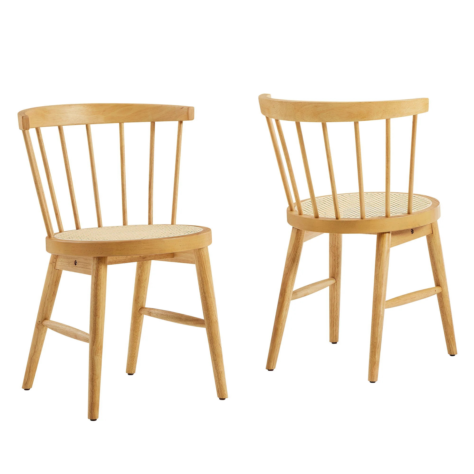 Lykke Curved Spindle Back Dining Chairs Set of 2 by Modway - Image 11