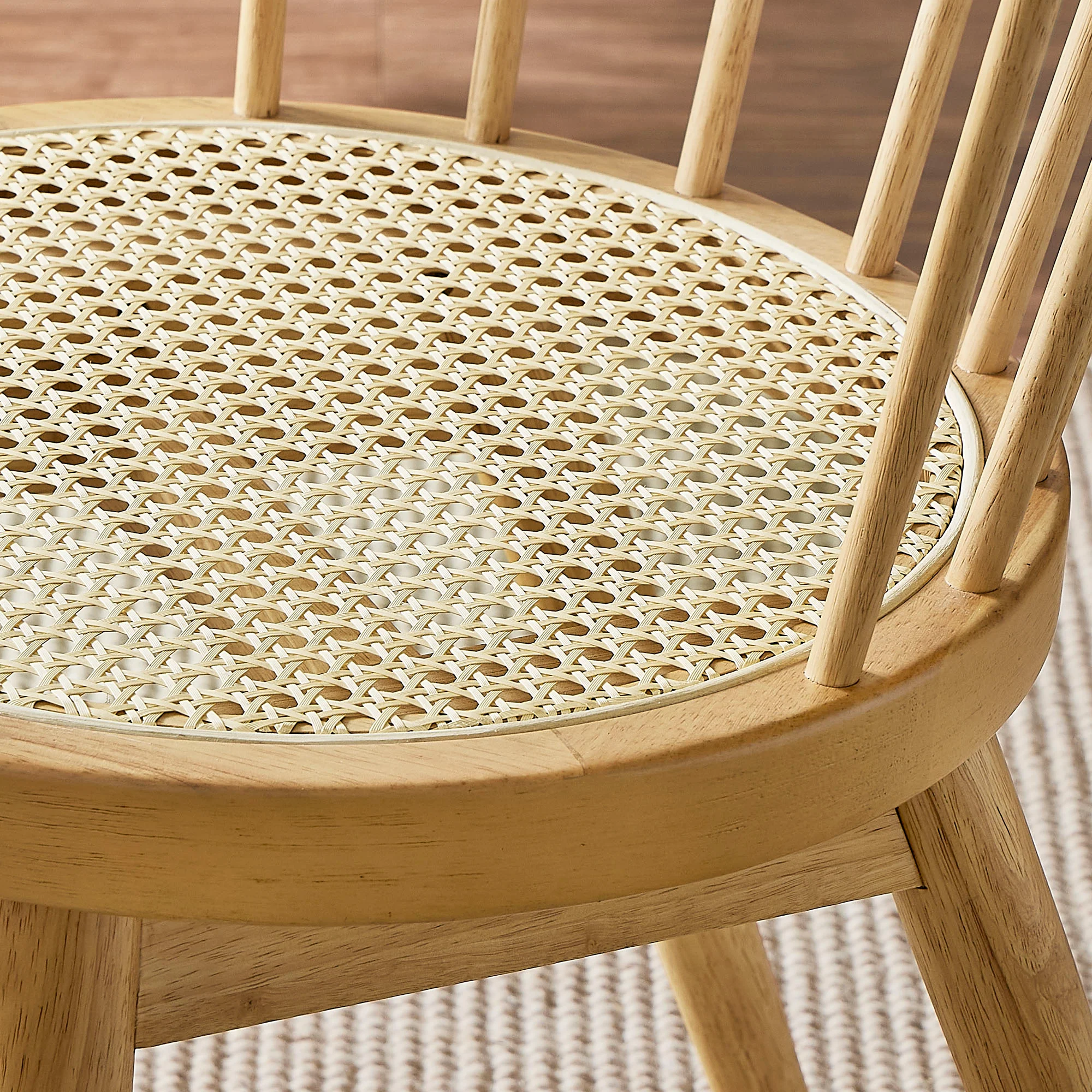 Lykke Curved Spindle Back Dining Chairs Set of 2 by Modway - Image 17
