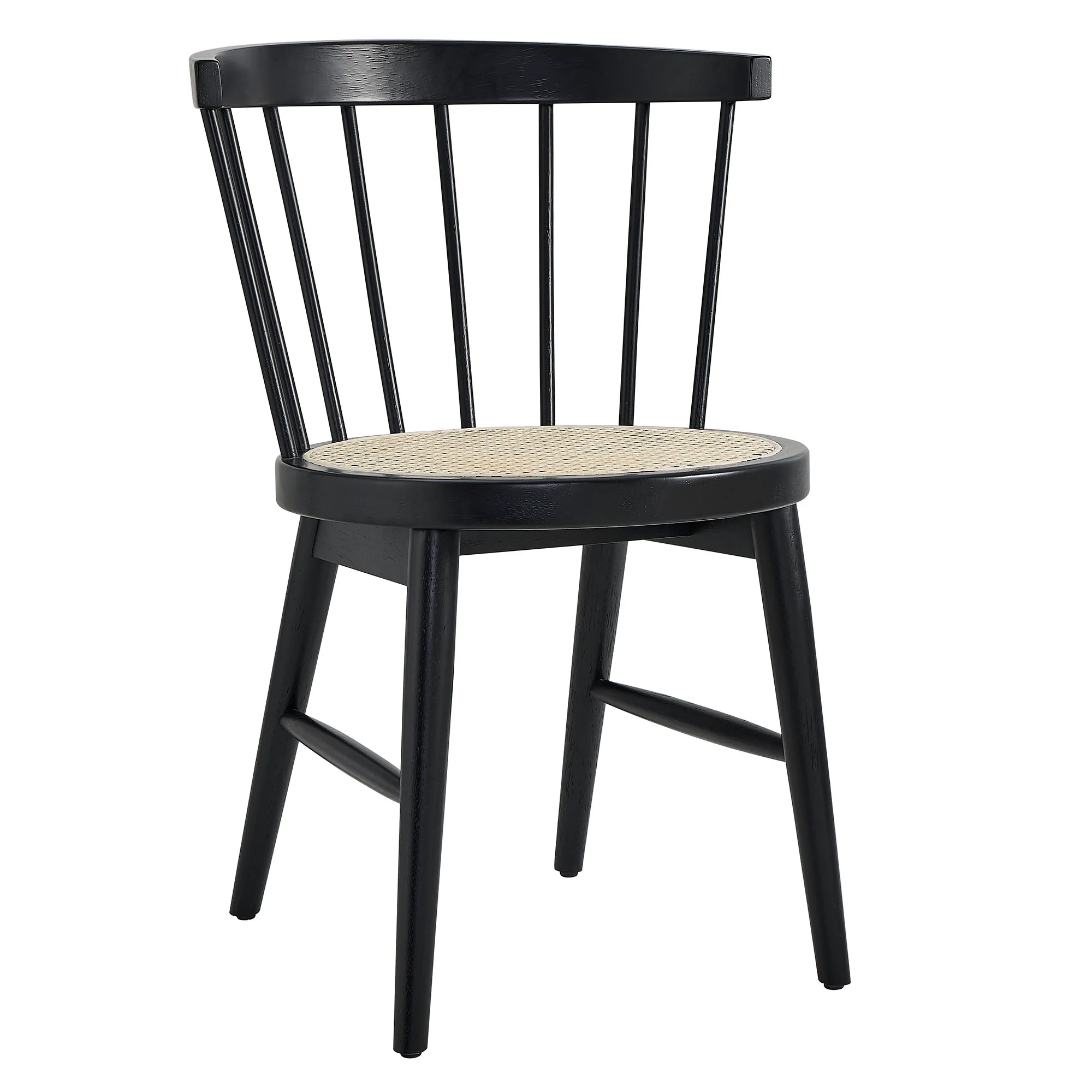 Lykke Curved Spindle Back Dining Chairs Set of 2 by Modway - Image 3
