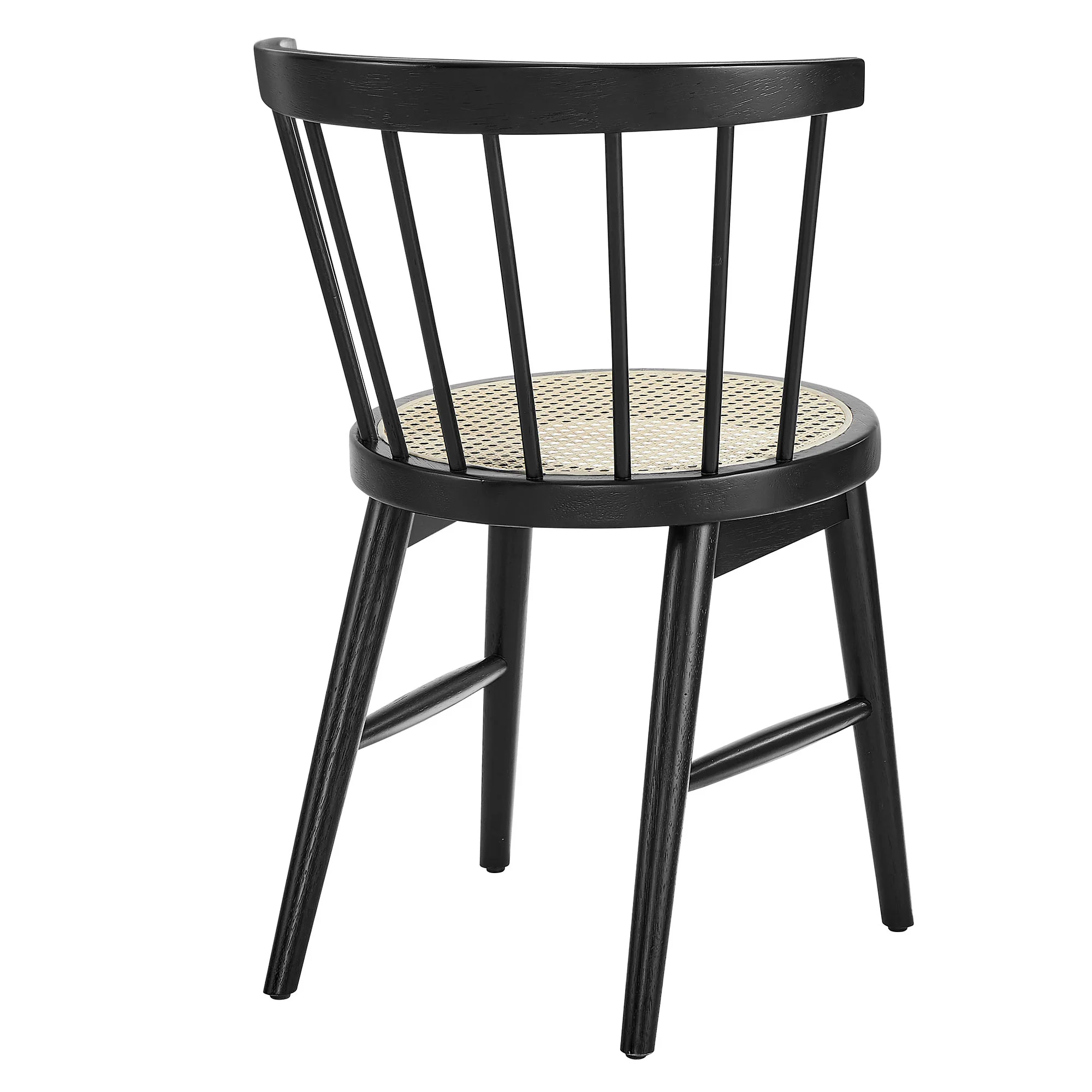 Lykke Curved Spindle Back Dining Chairs Set of 2 by Modway - Image 5