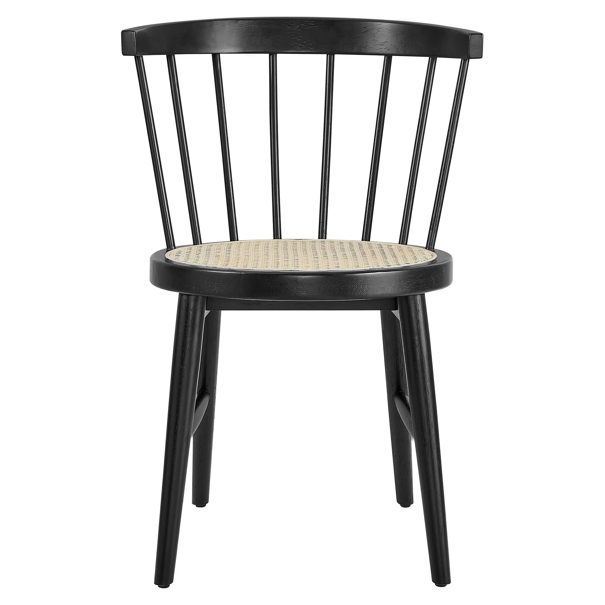 Lykke Curved Spindle Back Dining Chairs Set of 2 by Modway - Image 6