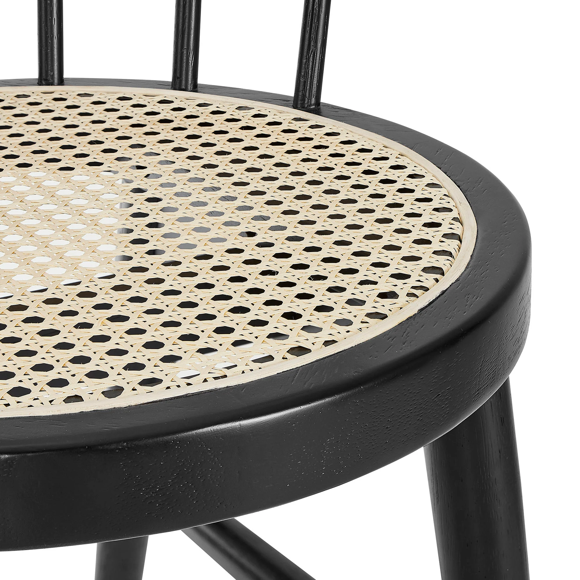 Lykke Curved Spindle Back Dining Chairs Set of 2 by Modway - Image 7