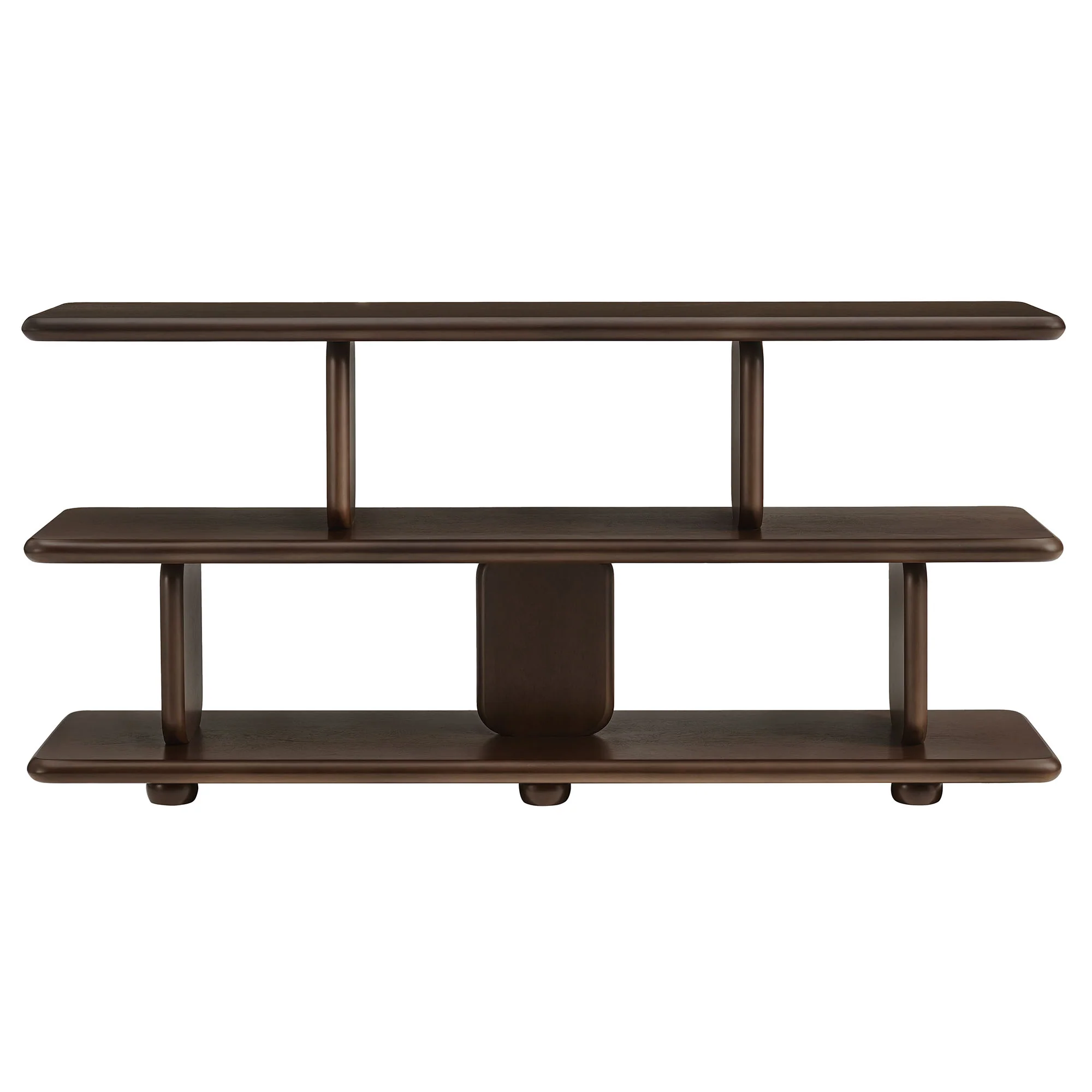 Lyle Sculptural 2-Tier Bookshelf by Modway - Image 11