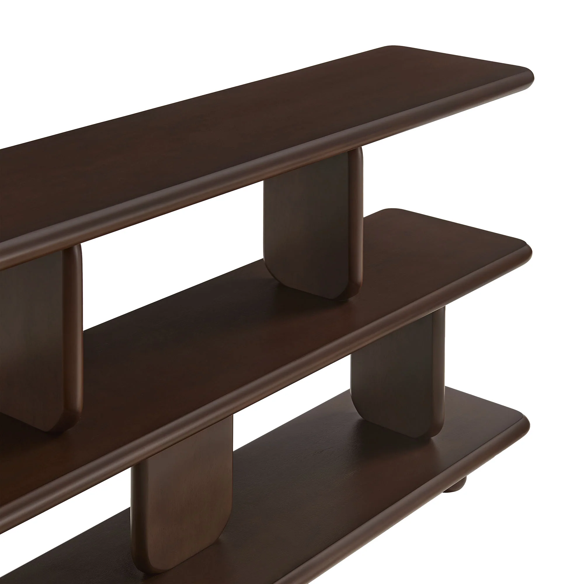 Lyle Sculptural 2-Tier Bookshelf by Modway - Image 12