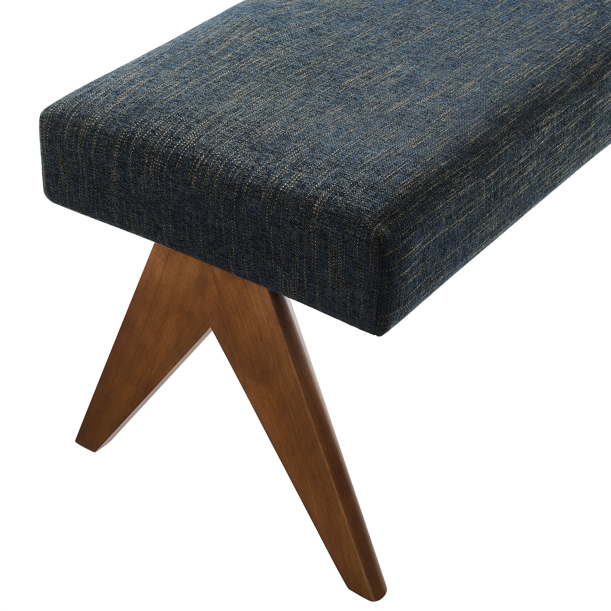 Lyra 47" Fabric Upholstered Bench by Modway - Image 13