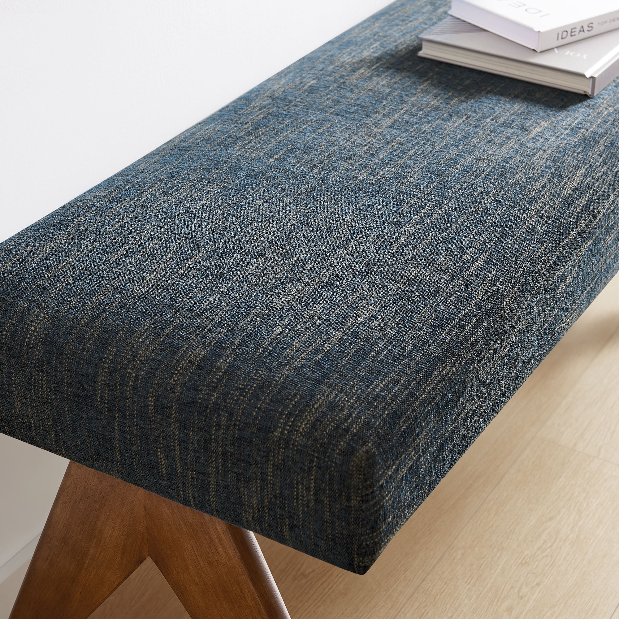 Lyra 47" Fabric Upholstered Bench by Modway - Image 14