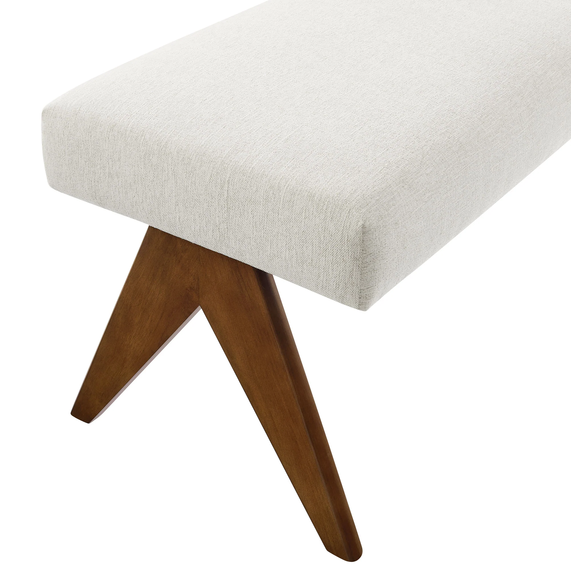 Lyra 47" Fabric Upholstered Bench by Modway - Image 22