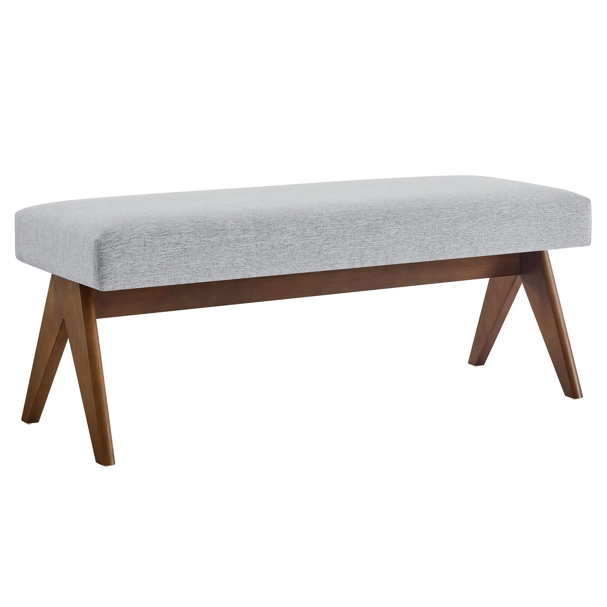 Lyra 47" Fabric Upholstered Bench by Modway - Image 28