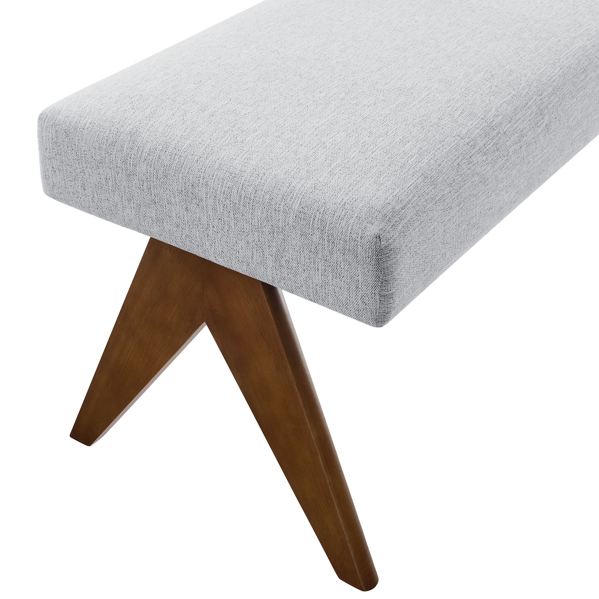 Lyra 47" Fabric Upholstered Bench by Modway - Image 31