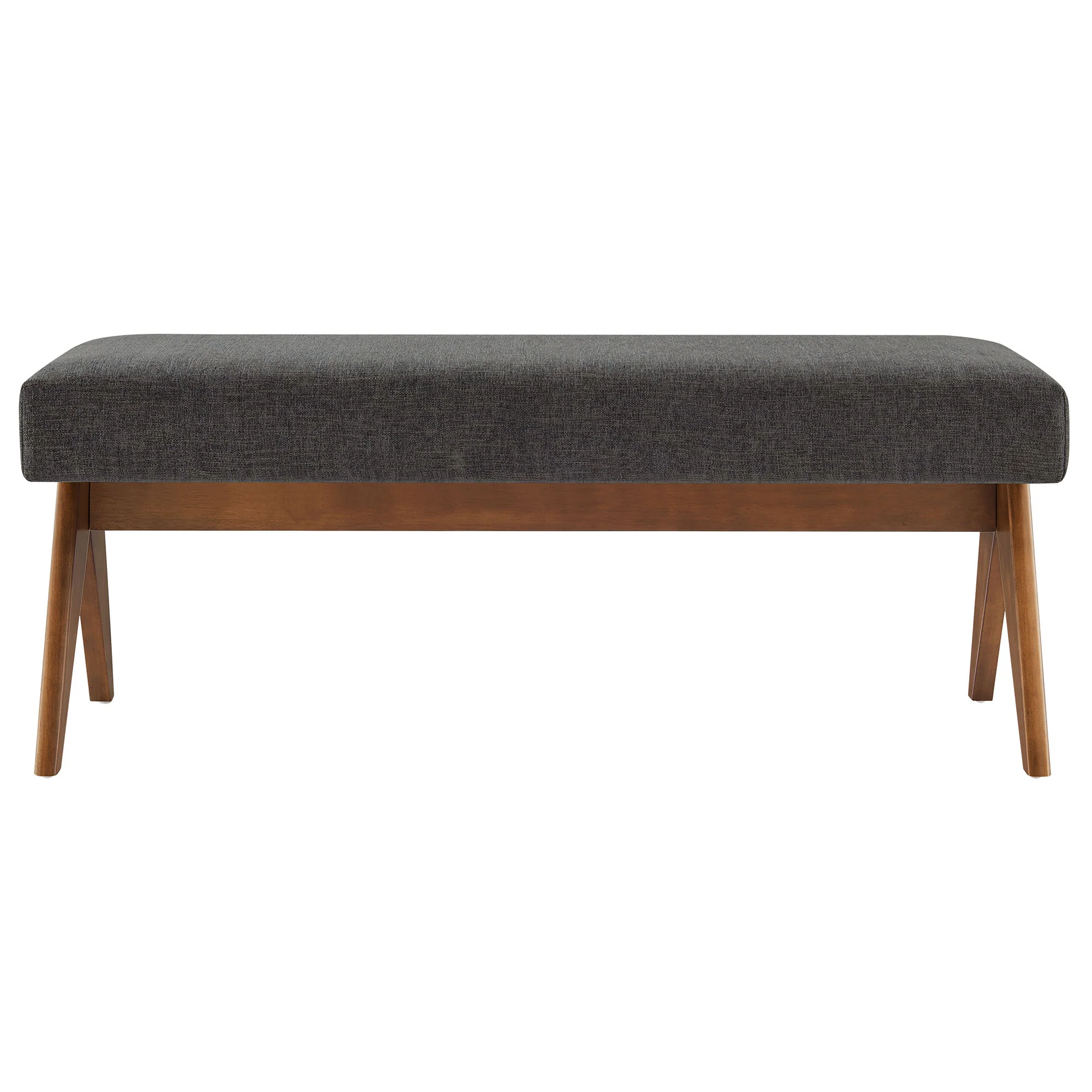 Lyra 47" Fabric Upholstered Bench by Modway - Image 4