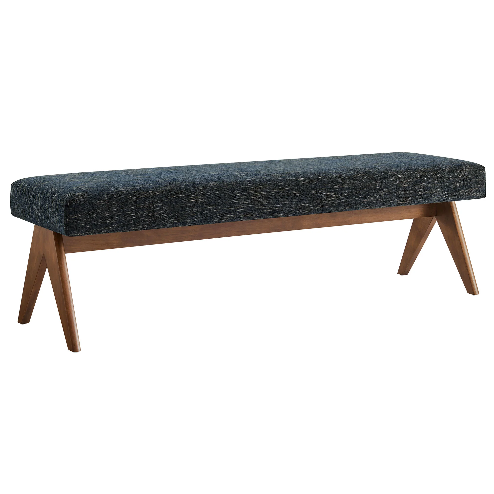 Lyra 63" Fabric Upholstered Bench by Modway - Image 10