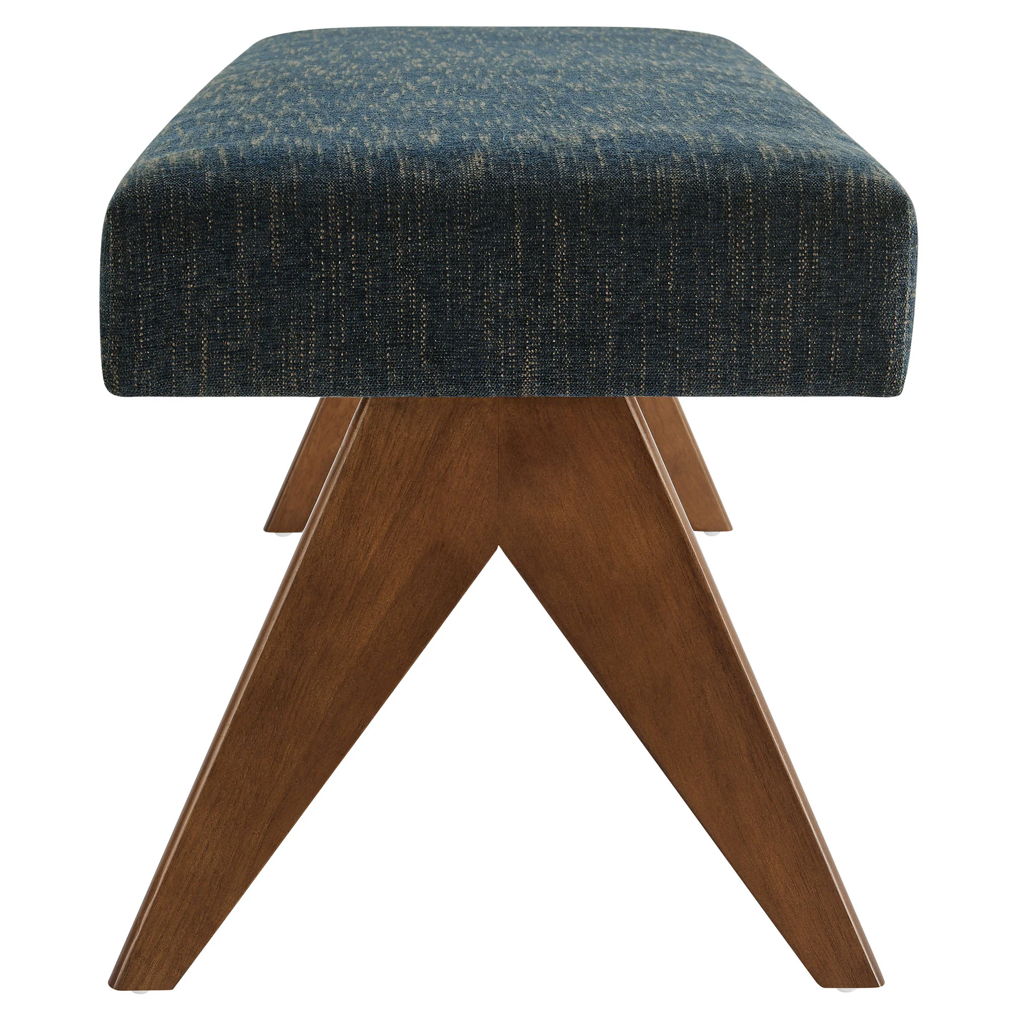 Lyra 63" Fabric Upholstered Bench by Modway - Image 11