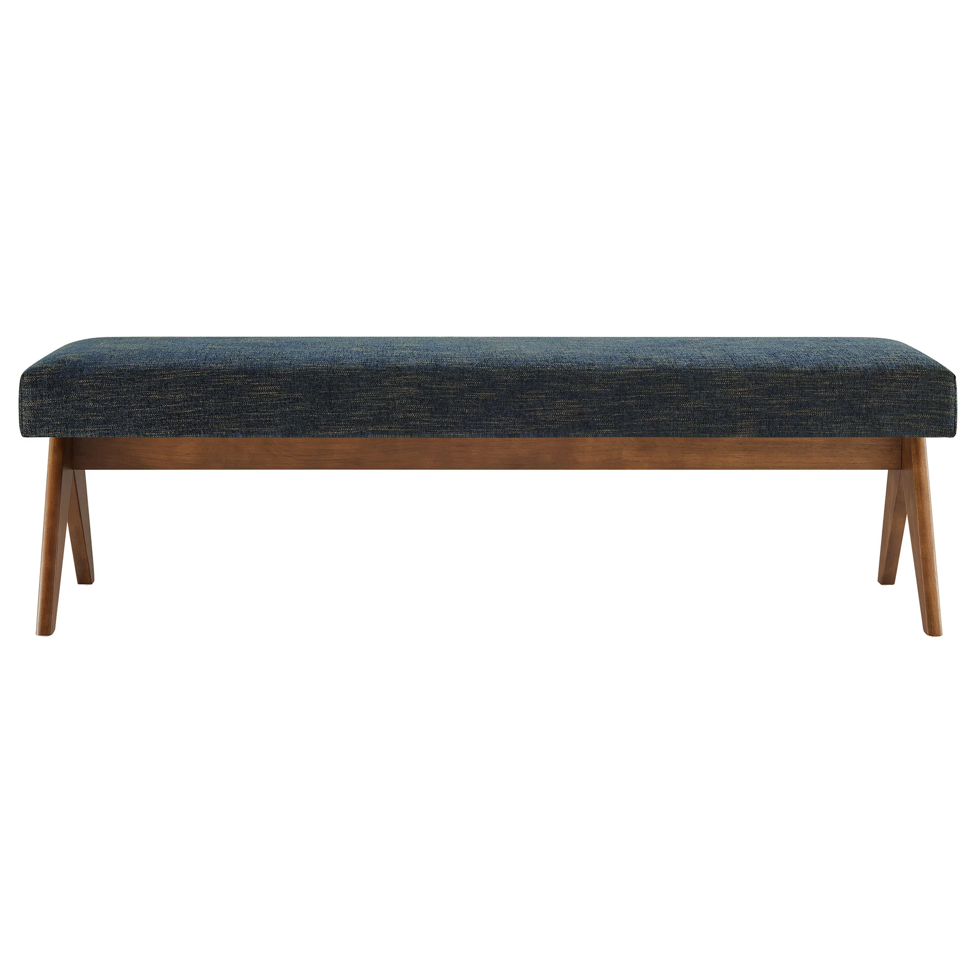 Lyra 63" Fabric Upholstered Bench by Modway - Image 12