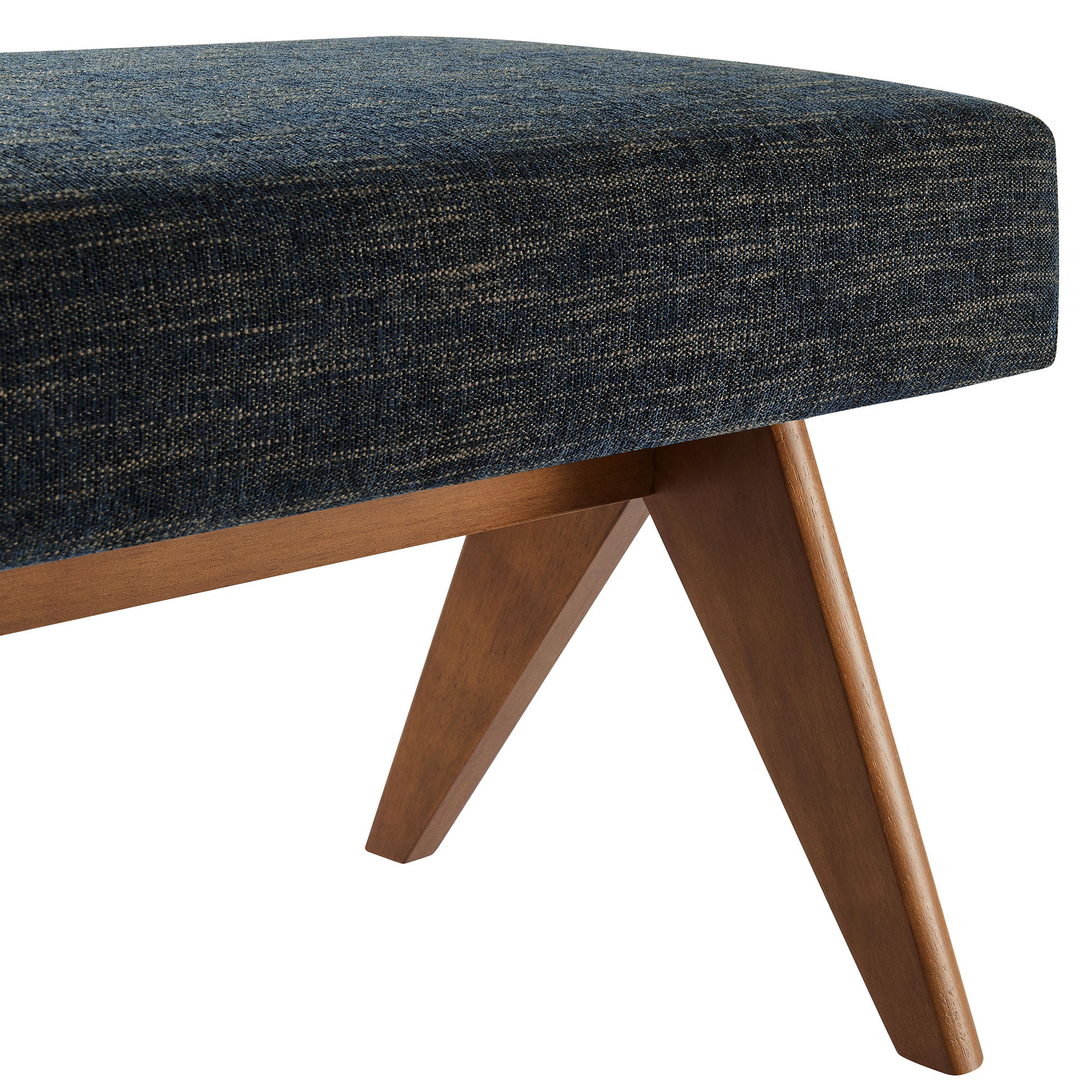 Lyra 63" Fabric Upholstered Bench by Modway - Image 13