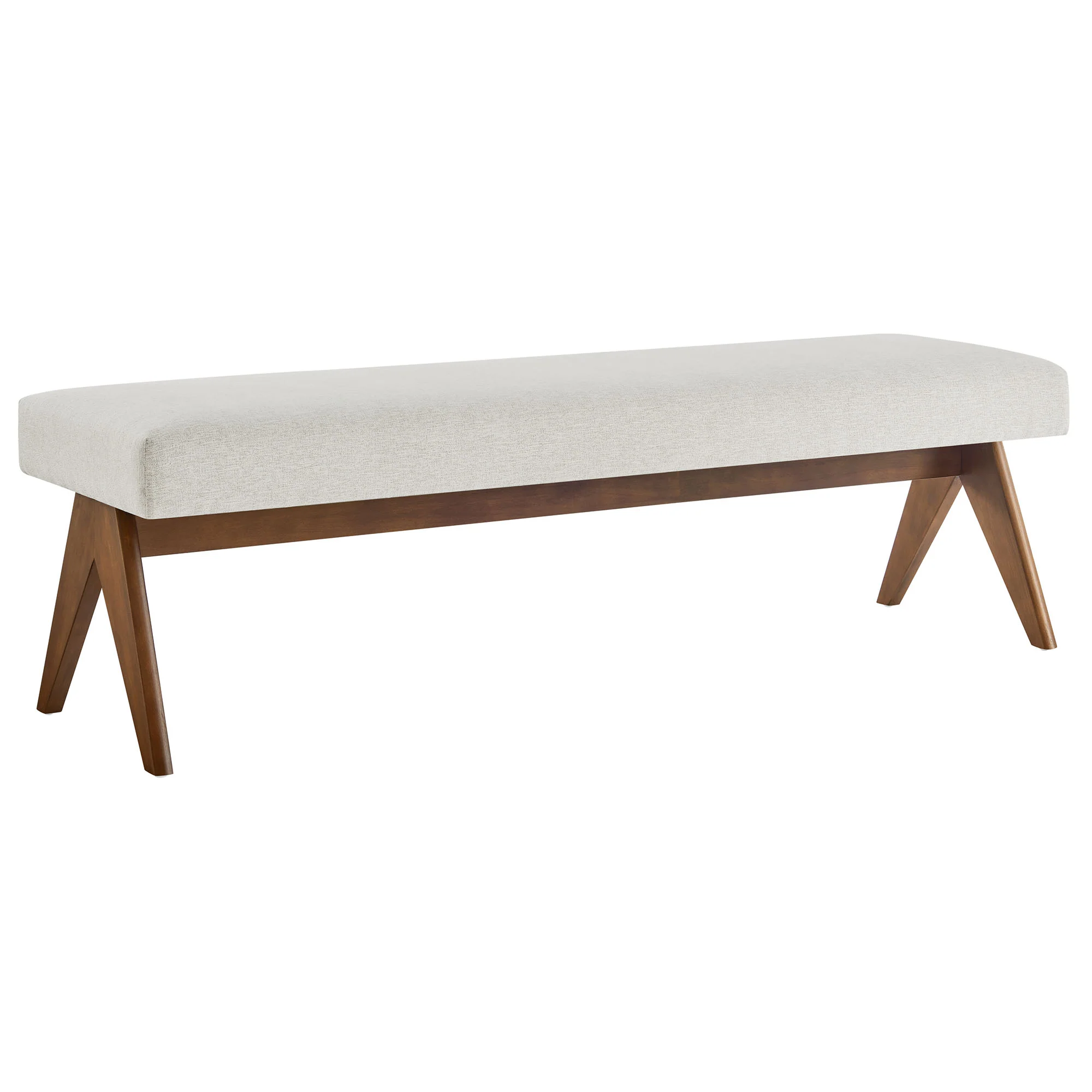Lyra 63" Fabric Upholstered Bench by Modway - Image 19