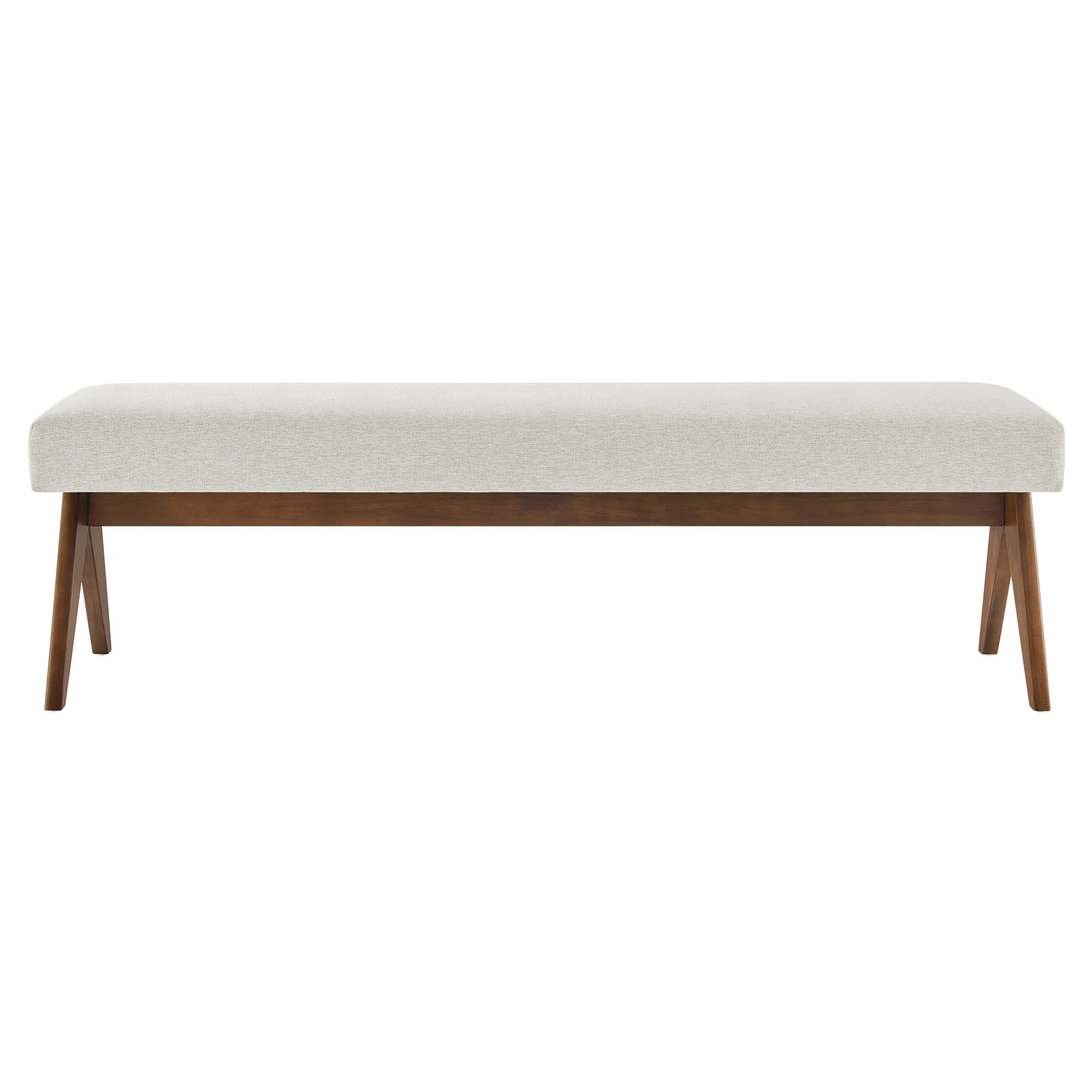 Lyra 63" Fabric Upholstered Bench by Modway - Image 21