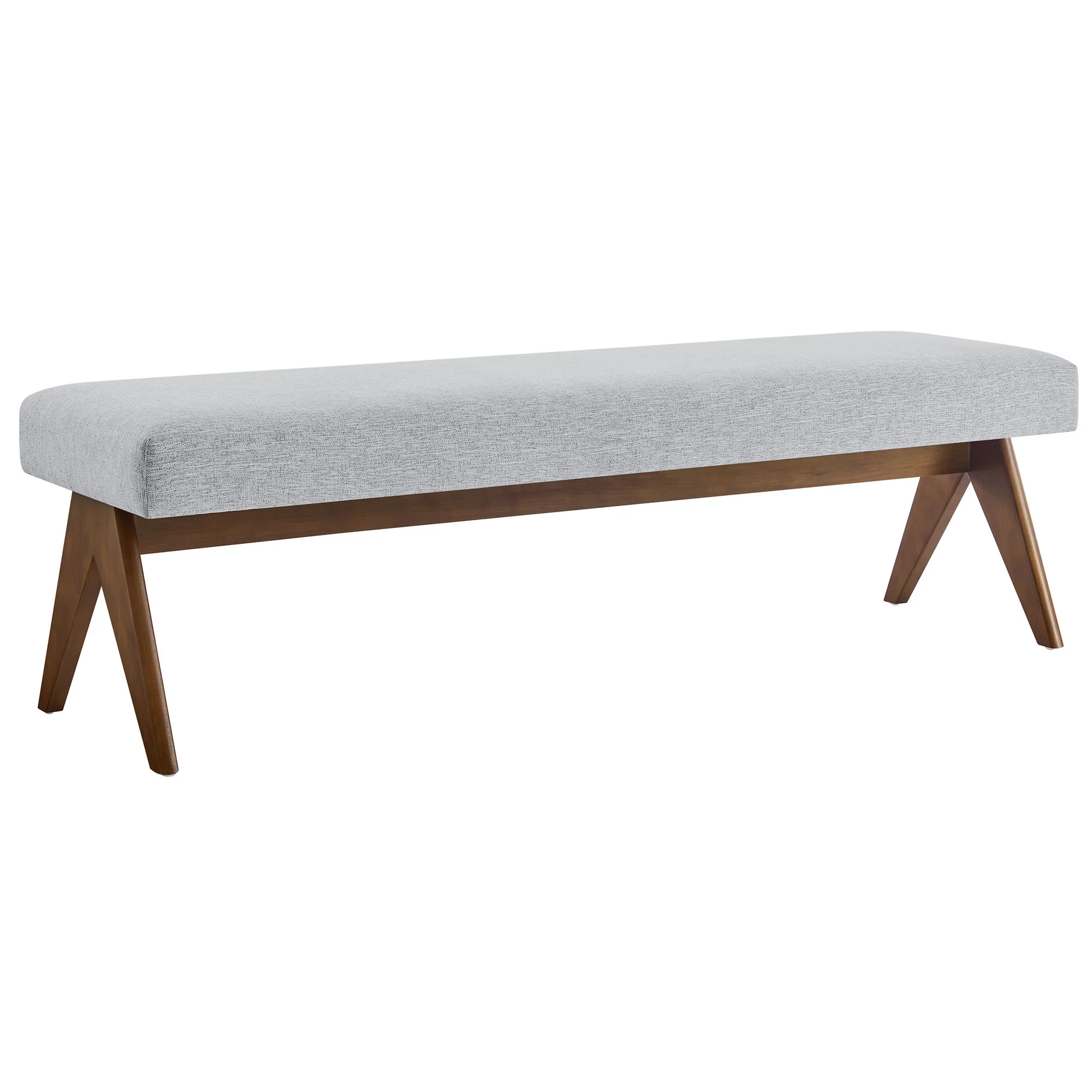 Lyra 63" Fabric Upholstered Bench by Modway - Image 28