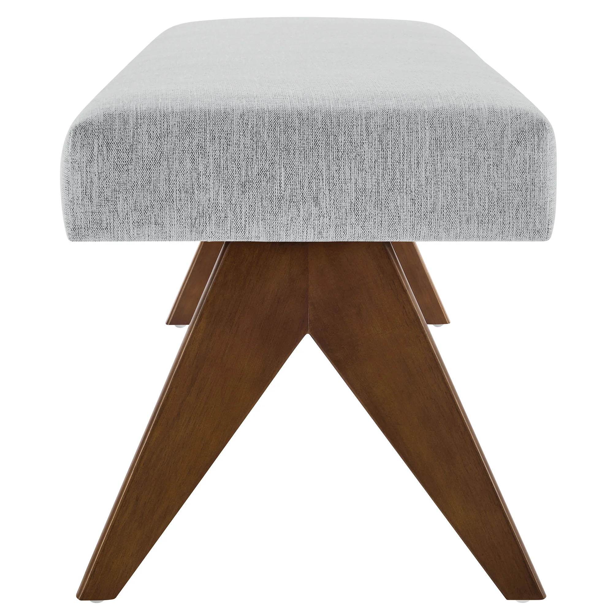 Lyra 63" Fabric Upholstered Bench by Modway - Image 29
