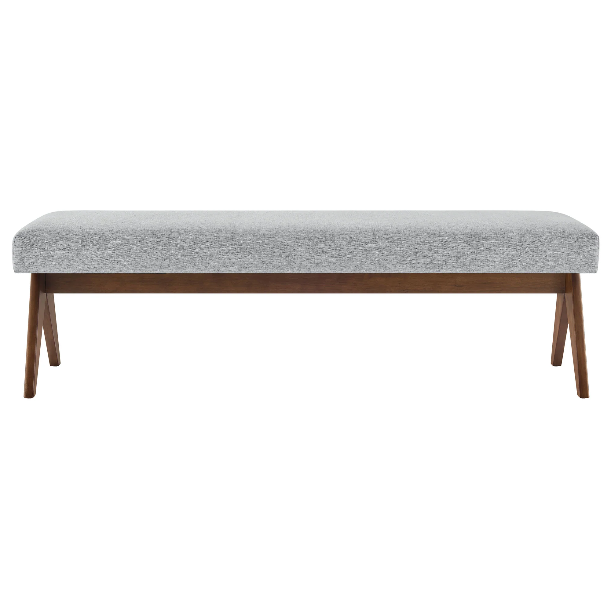 Lyra 63" Fabric Upholstered Bench by Modway - Image 30
