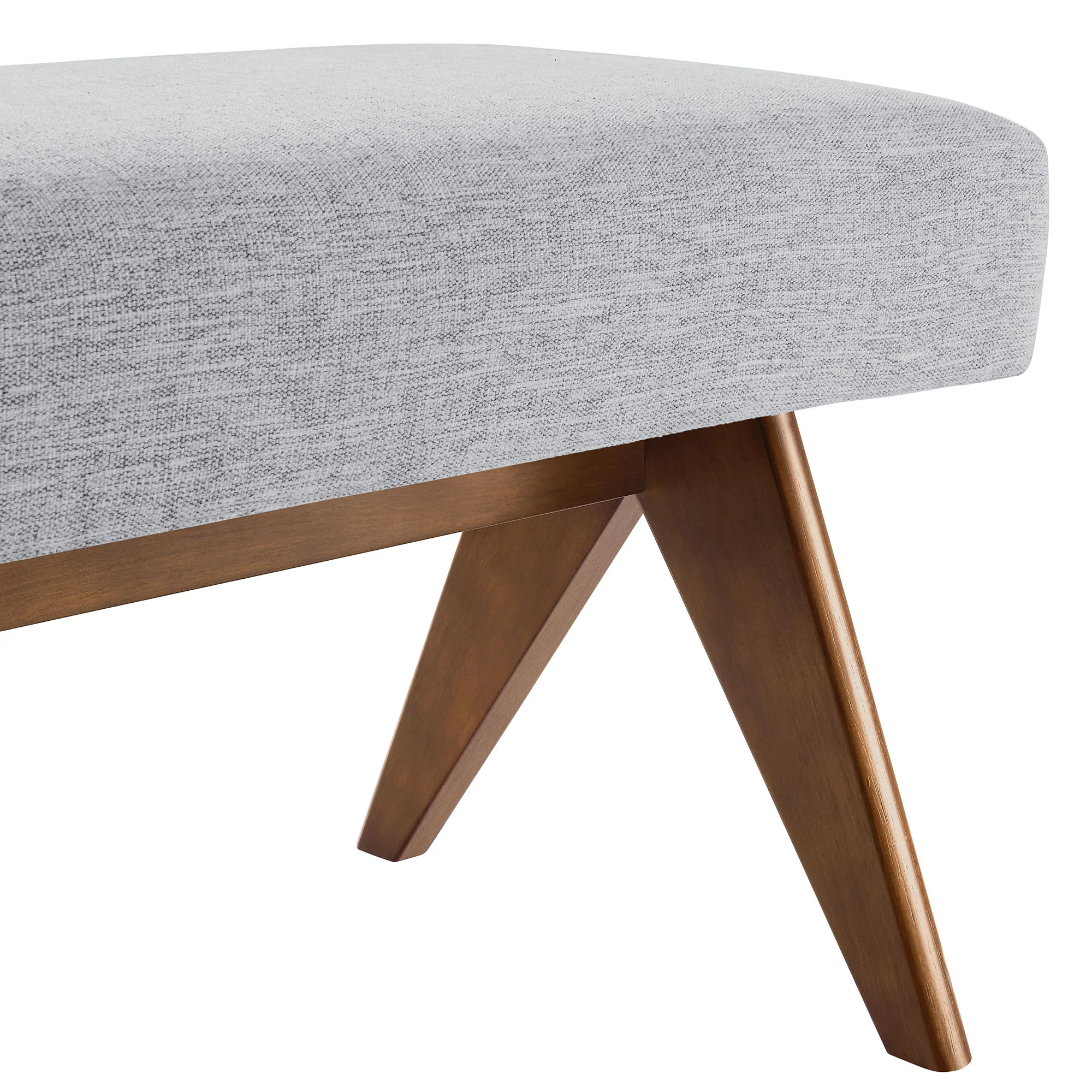 Lyra 63" Fabric Upholstered Bench by Modway - Image 31