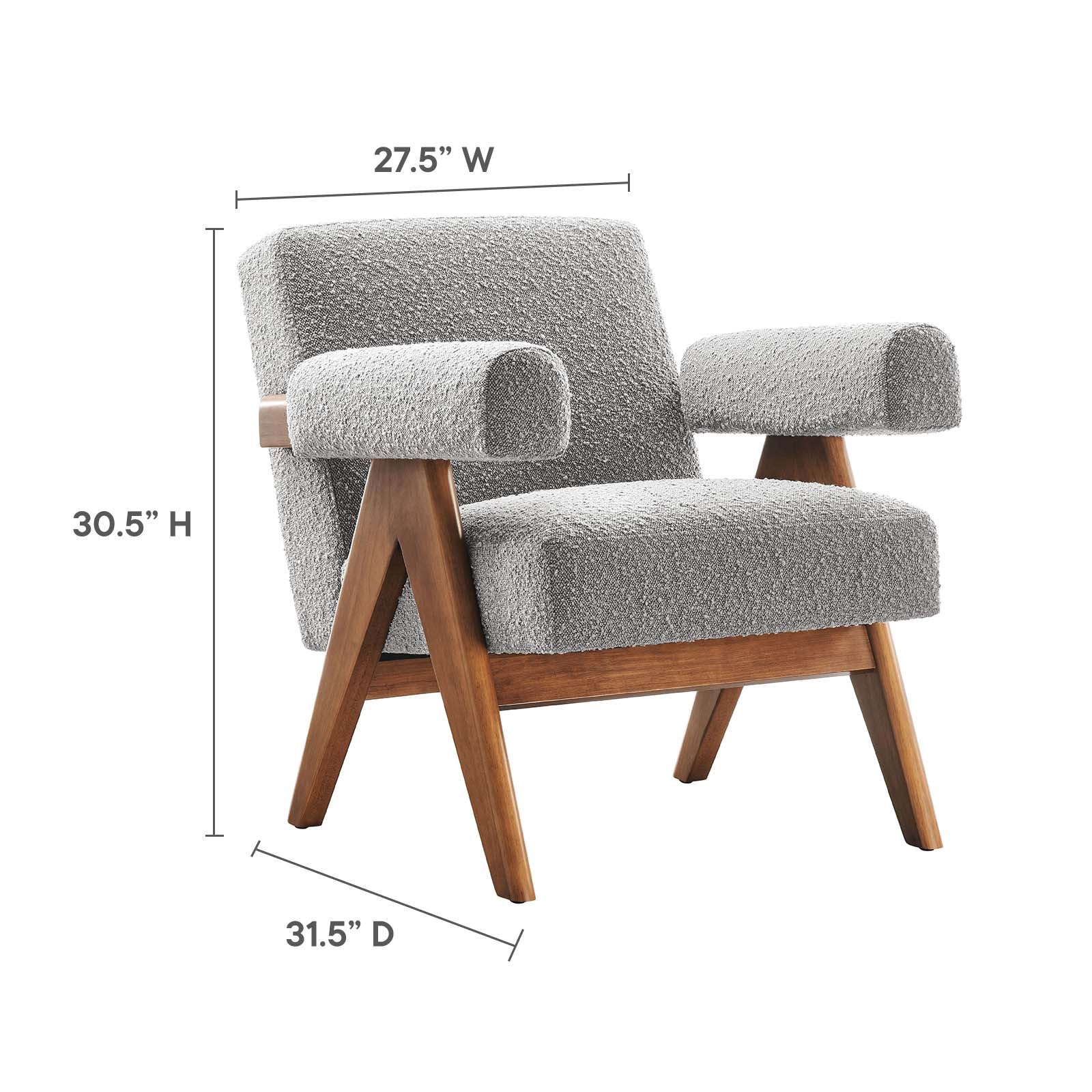 Lyra Boucle Fabric Armchair - Set of 2 By Modway - EEI-6703 - Image 24