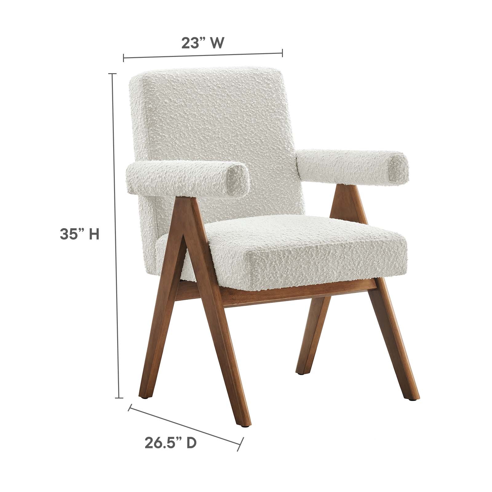 Lyra Boucle Fabric Dining Room Chair - Set of 2 By Modway - EEI-6506 - Image 18