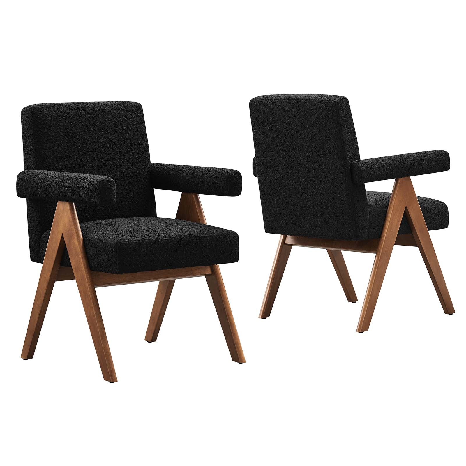 Lyra Boucle Fabric Dining Room Chair - Set of 2 By Modway - EEI-6506 - Image 2