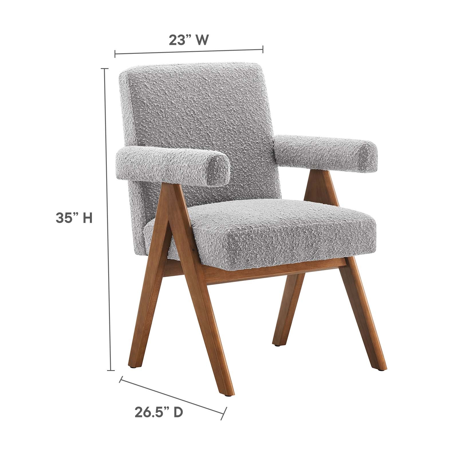 Lyra Boucle Fabric Dining Room Chair - Set of 2 By Modway - EEI-6506 - Image 27