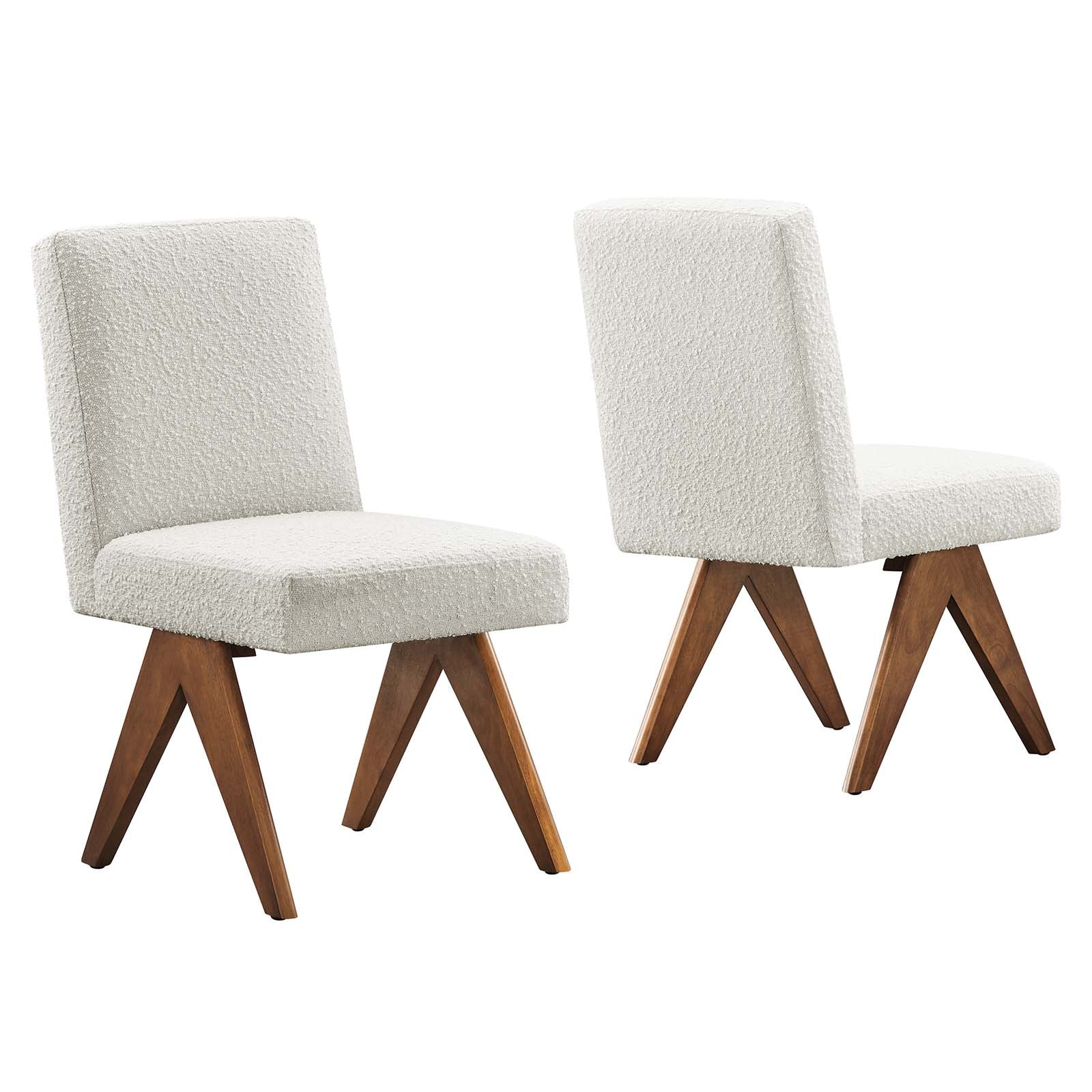 Lyra Boucle Fabric Dining Room Side Chair - Set of 2 By Modway - EEI-6508 - Image 10
