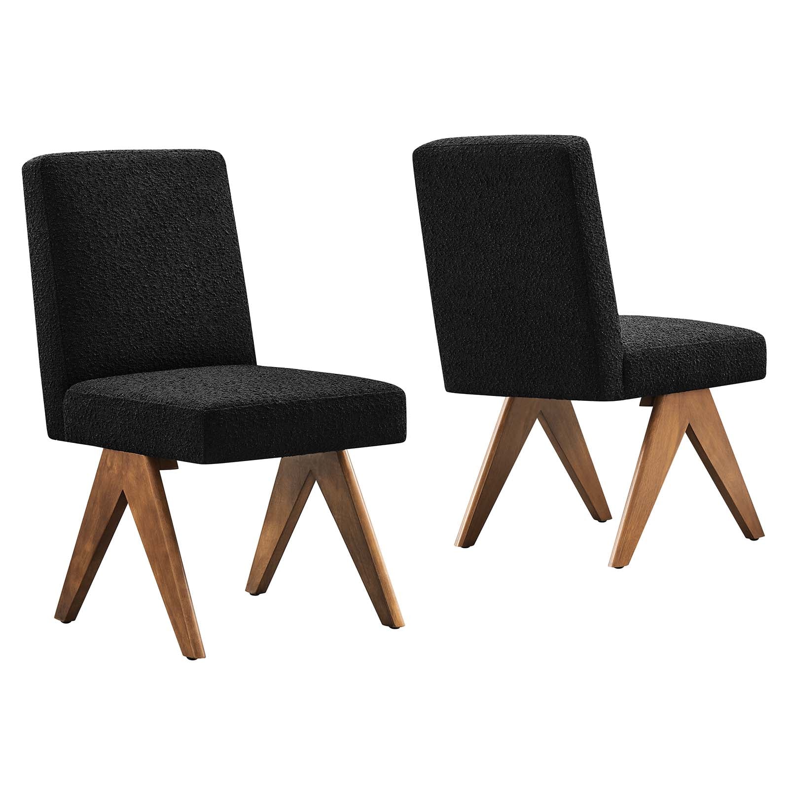 Lyra Boucle Fabric Dining Room Side Chair - Set of 2 By Modway - EEI-6508 - Image 2
