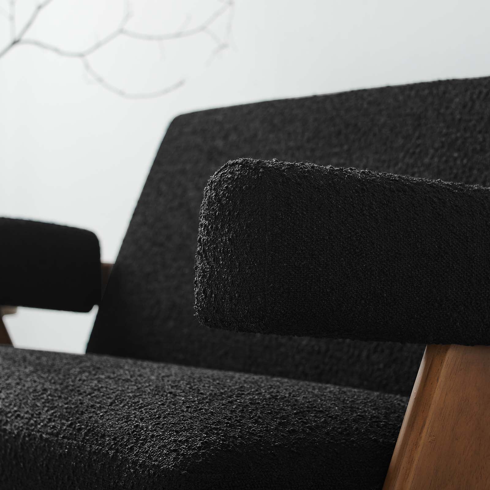 Lyra Boucle Fabric Loveseat By Modway - EEI-6504 - Image 8