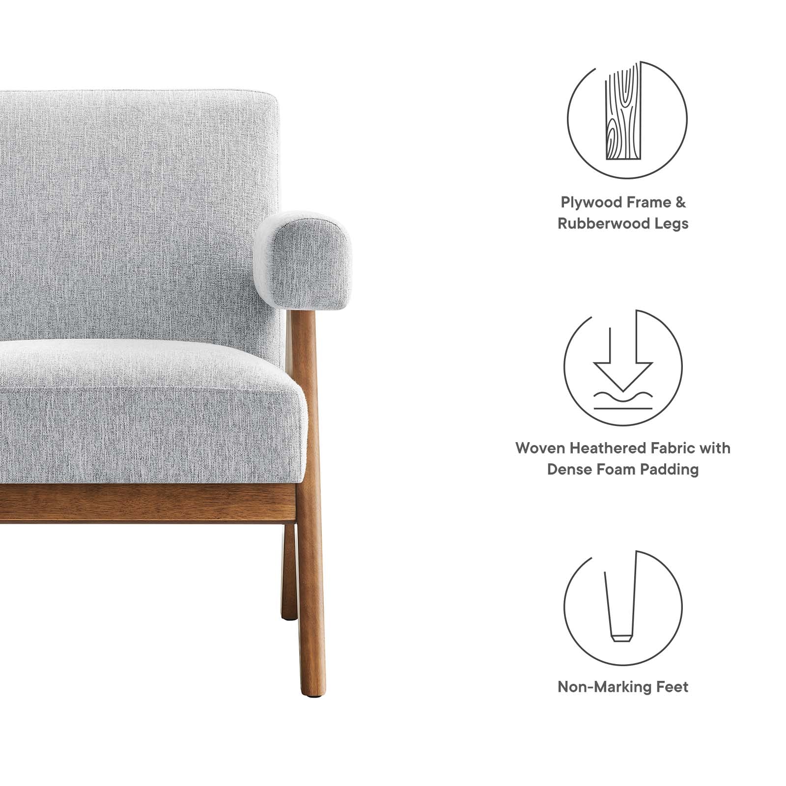 Lyra Fabric Armchair - Set of 2 By Modway - EEI-6704 - Image 31