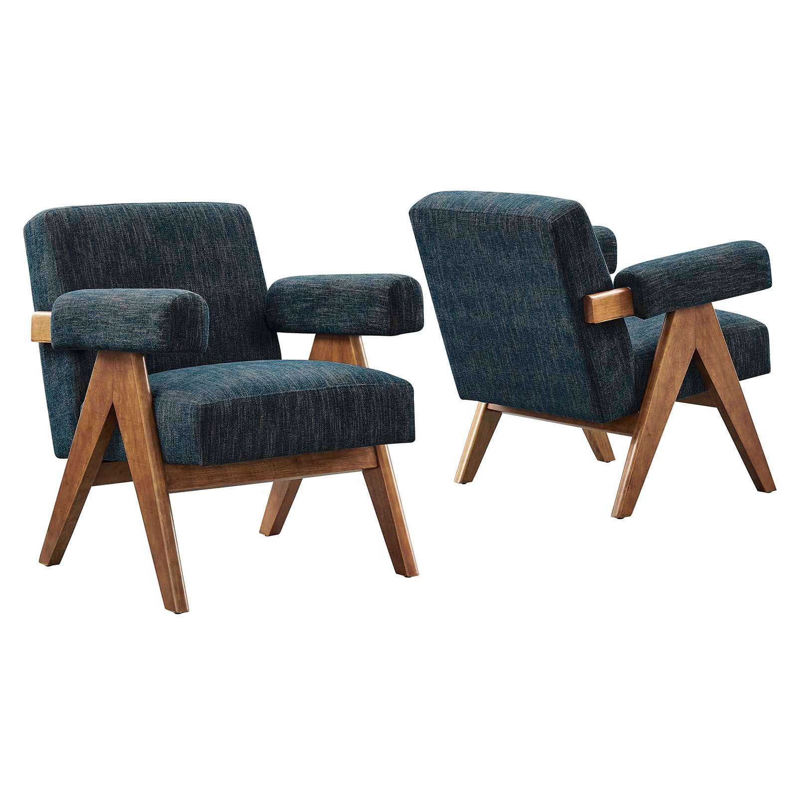 Lyra Fabric Armchair - Set of 2 By Modway - EEI-6704 - Image 9
