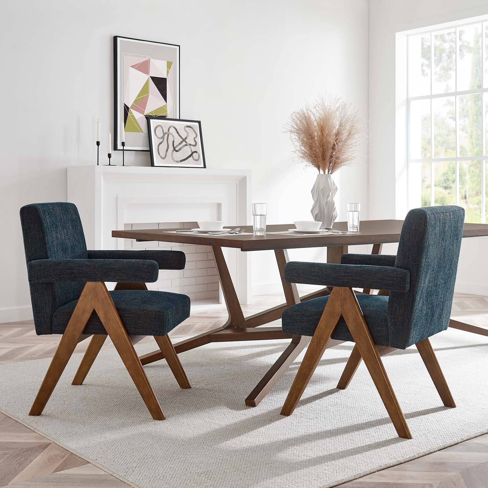Lyra Fabric Dining Room Chair - Set of 2 By Modway - EEI-6507 - Image 11