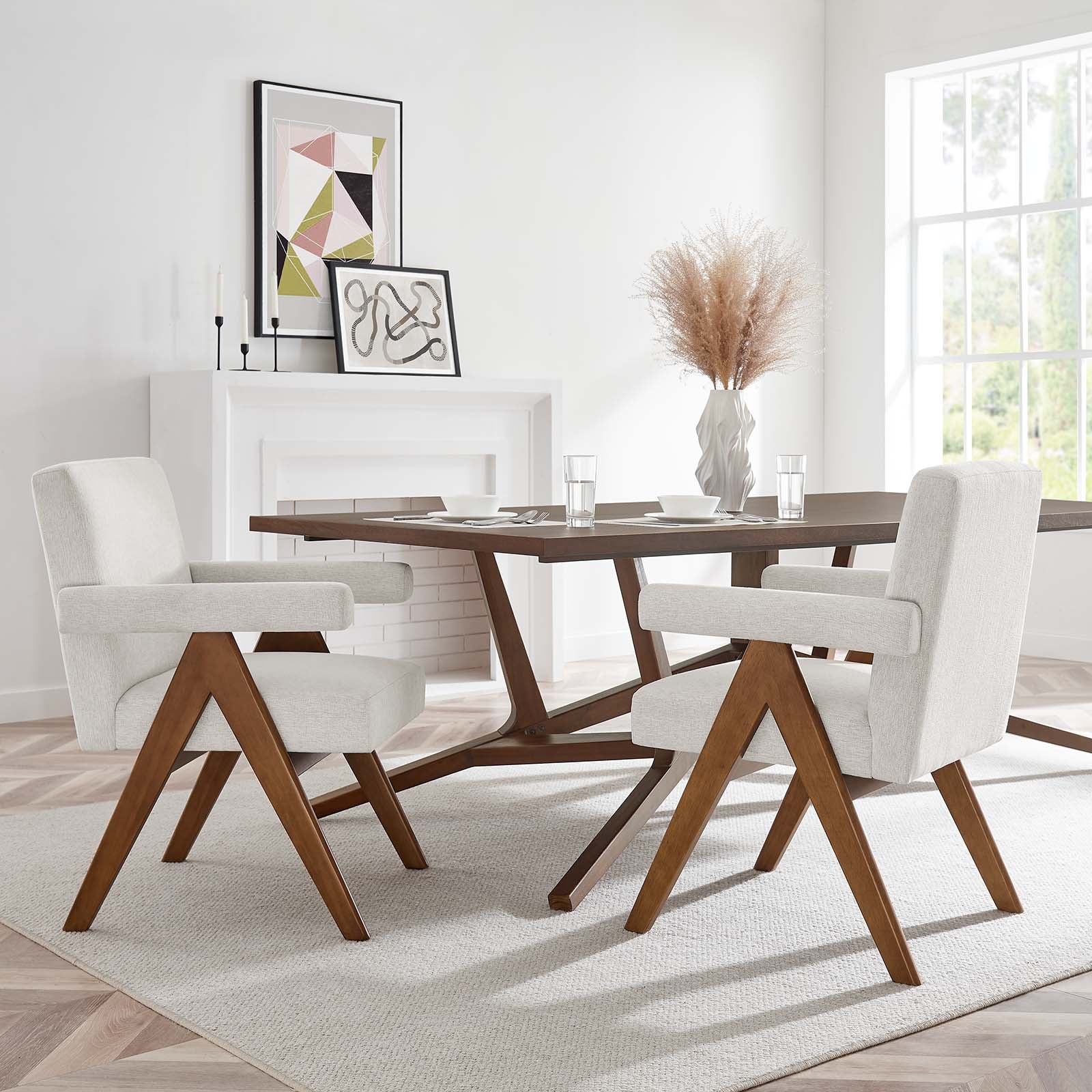 Lyra Fabric Dining Room Chair - Set of 2 By Modway - EEI-6507 - Image 20