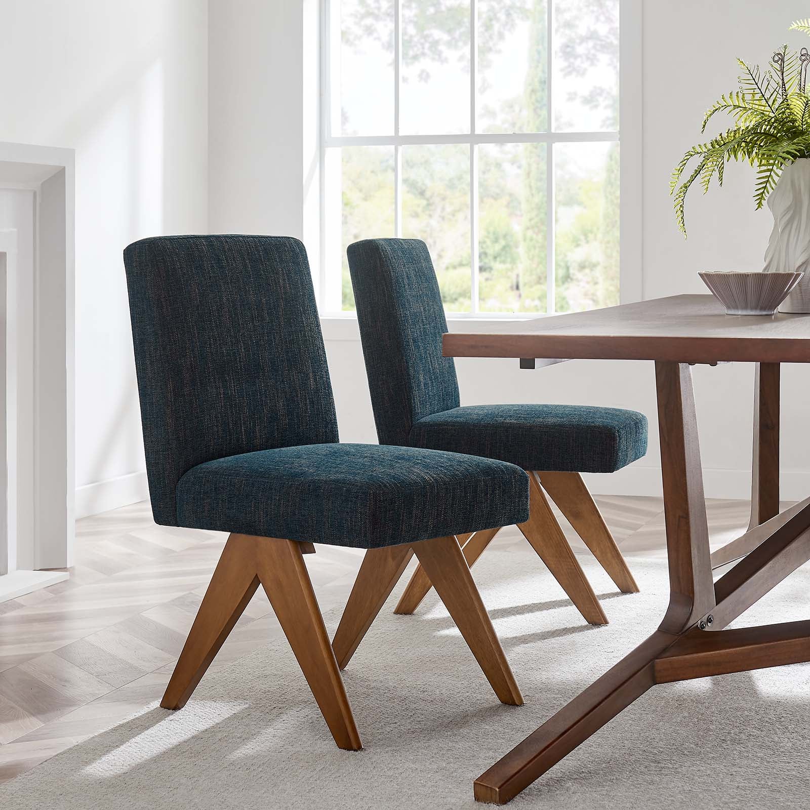 Lyra Fabric Dining Room Side Chair - Set of 2 By Modway - EEI-6509 - Image 11