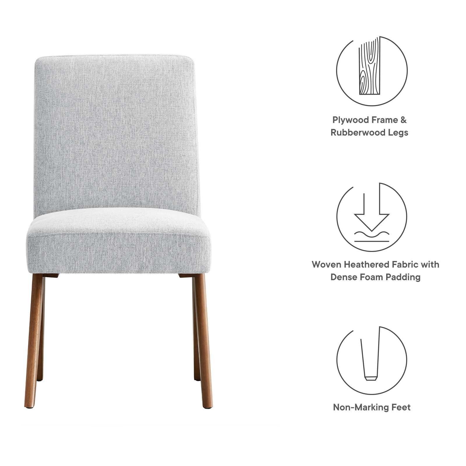 Lyra Fabric Dining Room Side Chair - Set of 2 By Modway - EEI-6509 - Image 35