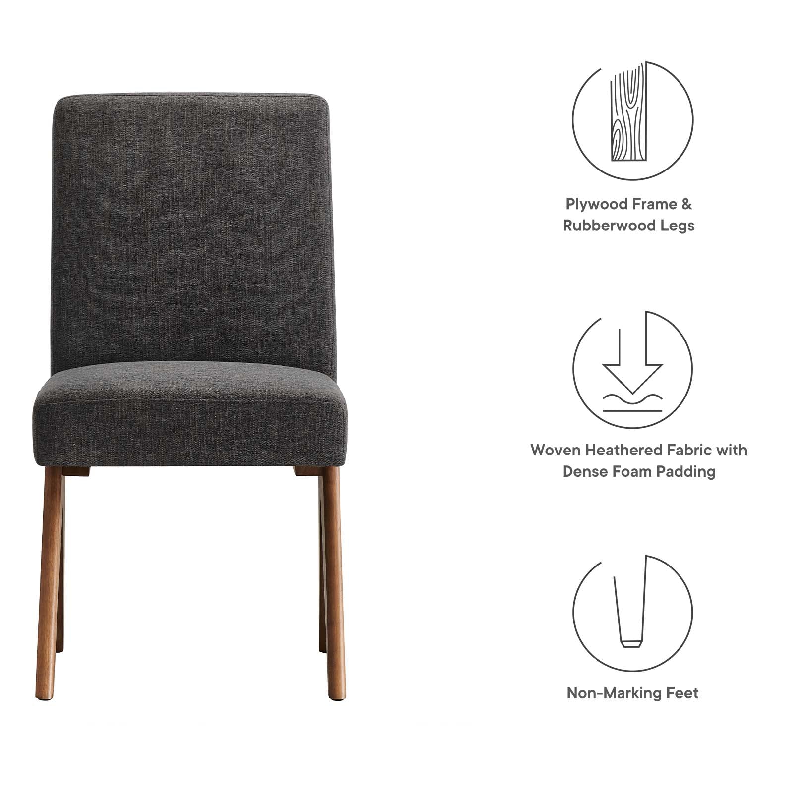 Lyra Fabric Dining Room Side Chair - Set of 2 By Modway - EEI-6509 - Image 8