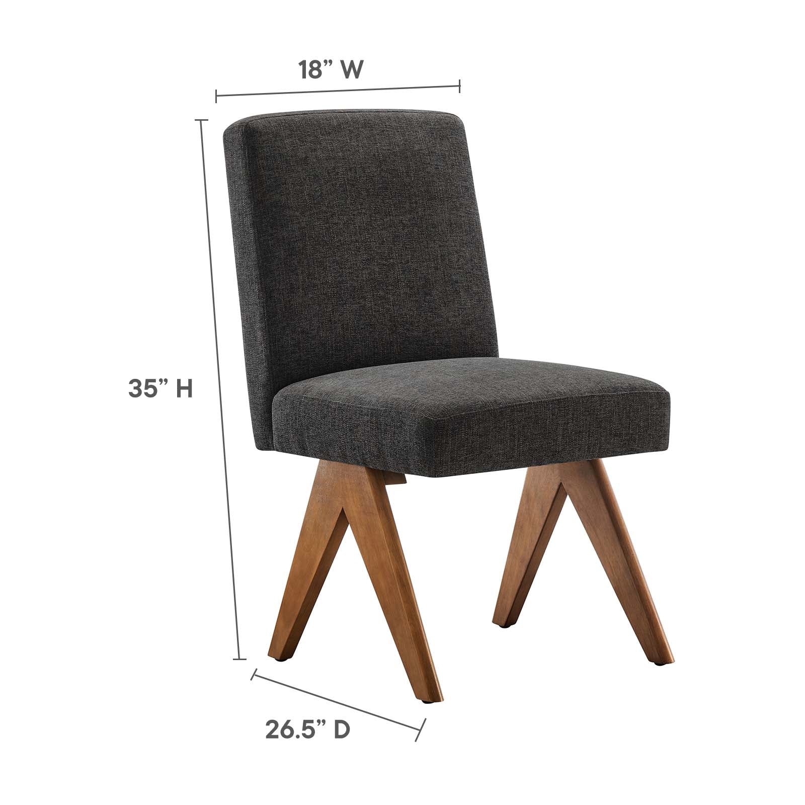 Lyra Fabric Dining Room Side Chair - Set of 2 By Modway - EEI-6509 - Image 9