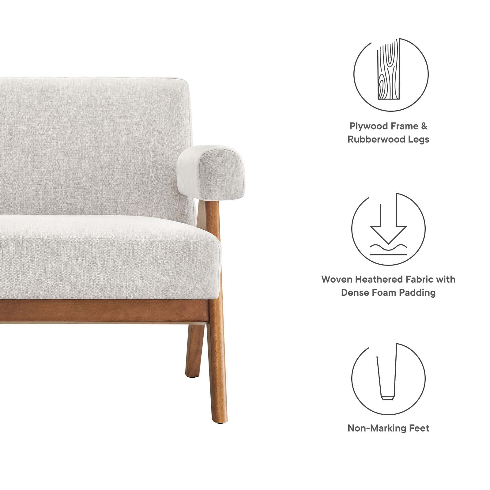 Lyra Fabric Loveseat By Modway - EEI-6505 - Image 22
