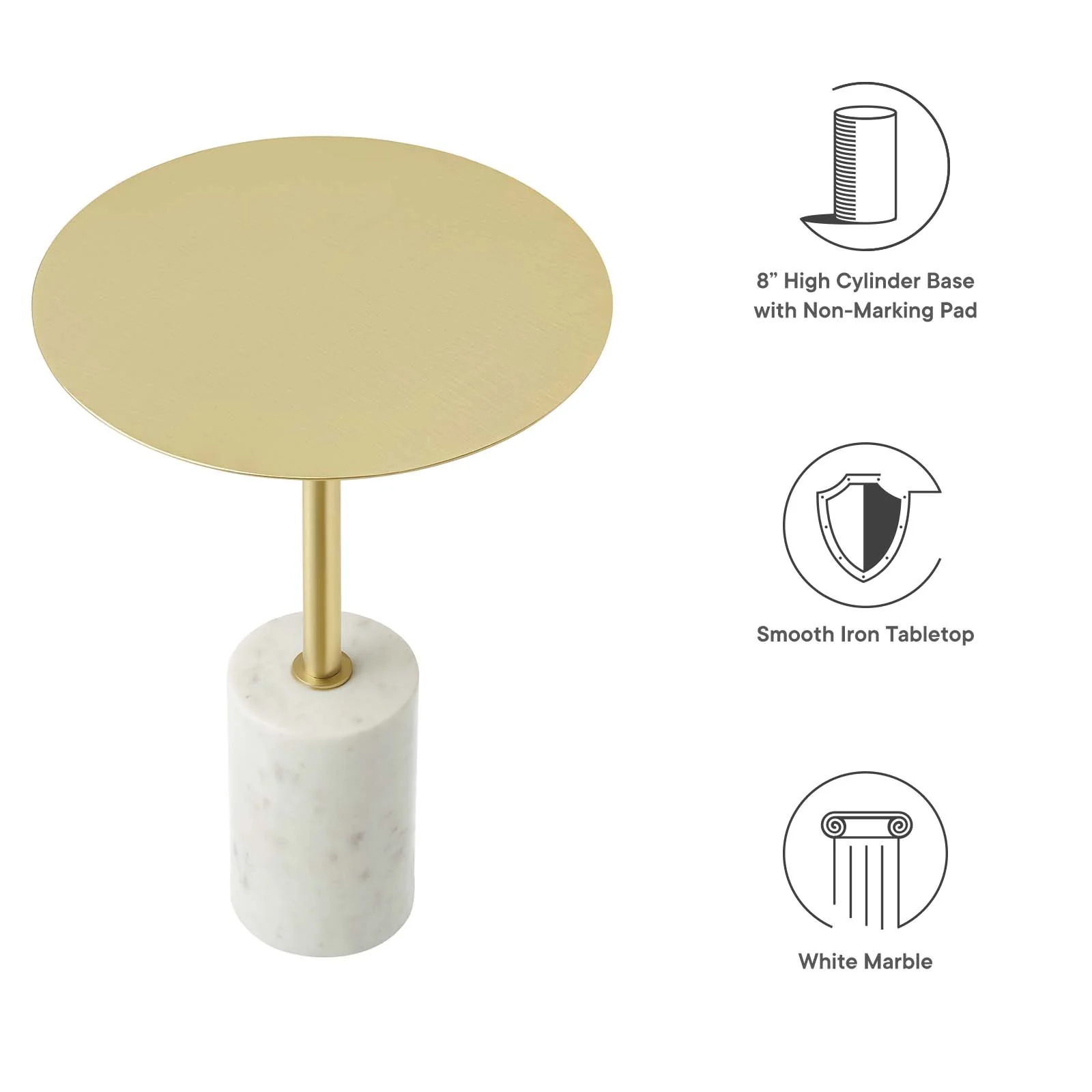 Lyric Round Side Table By Modway - EEI-6605 - Image 16