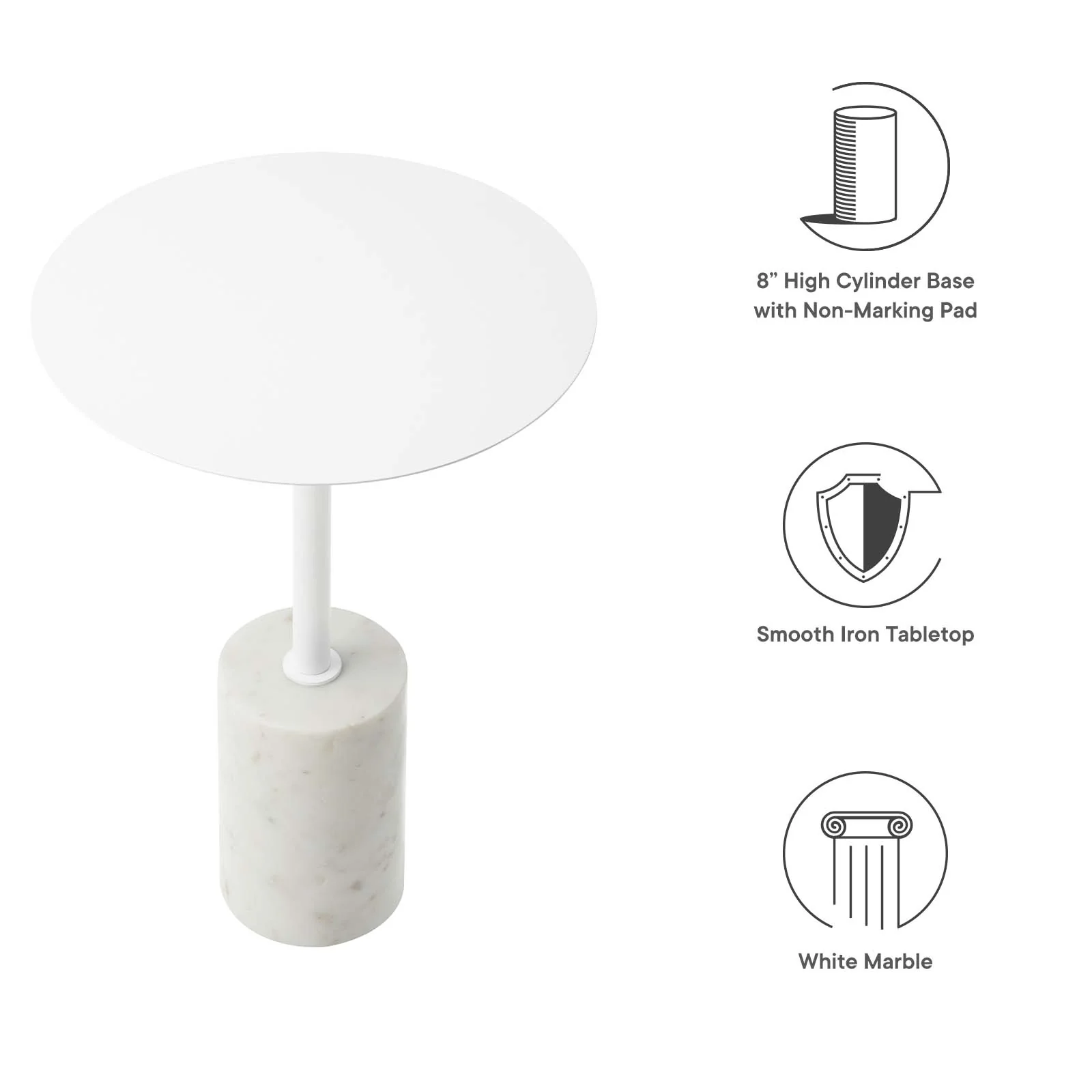 Lyric Round Side Table By Modway - EEI-6605 - Image 26