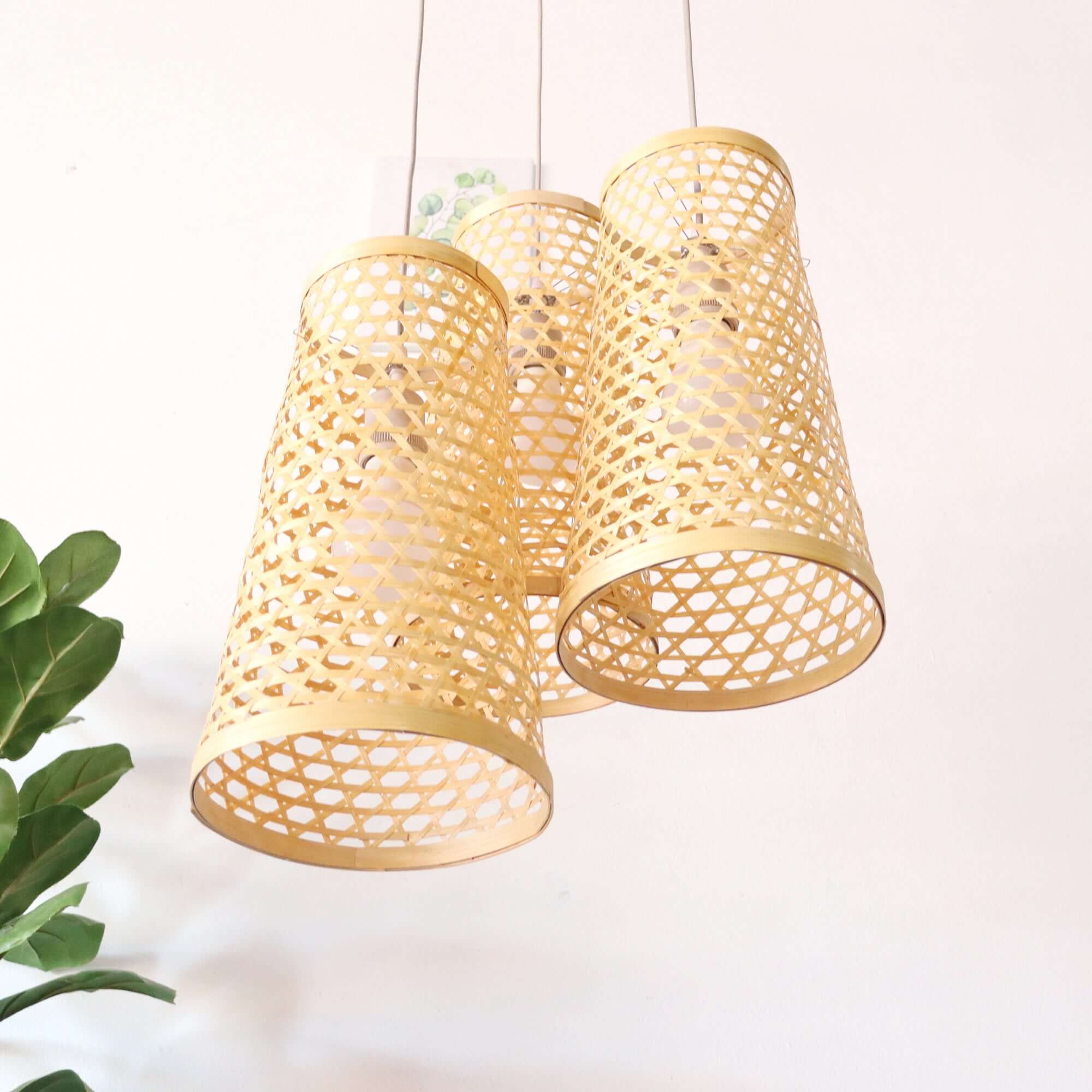 Ma Thu Son - Bamboo Pendant Light Shade By Thaihome - Image 4