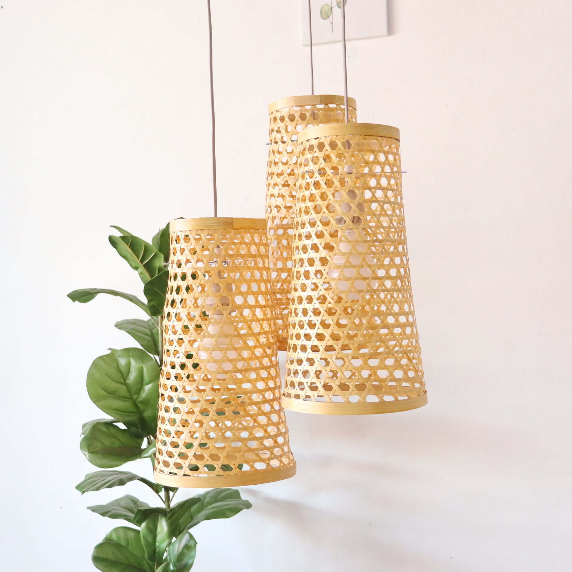 Ma Thu Son - Bamboo Pendant Light Shade By Thaihome - Image 5