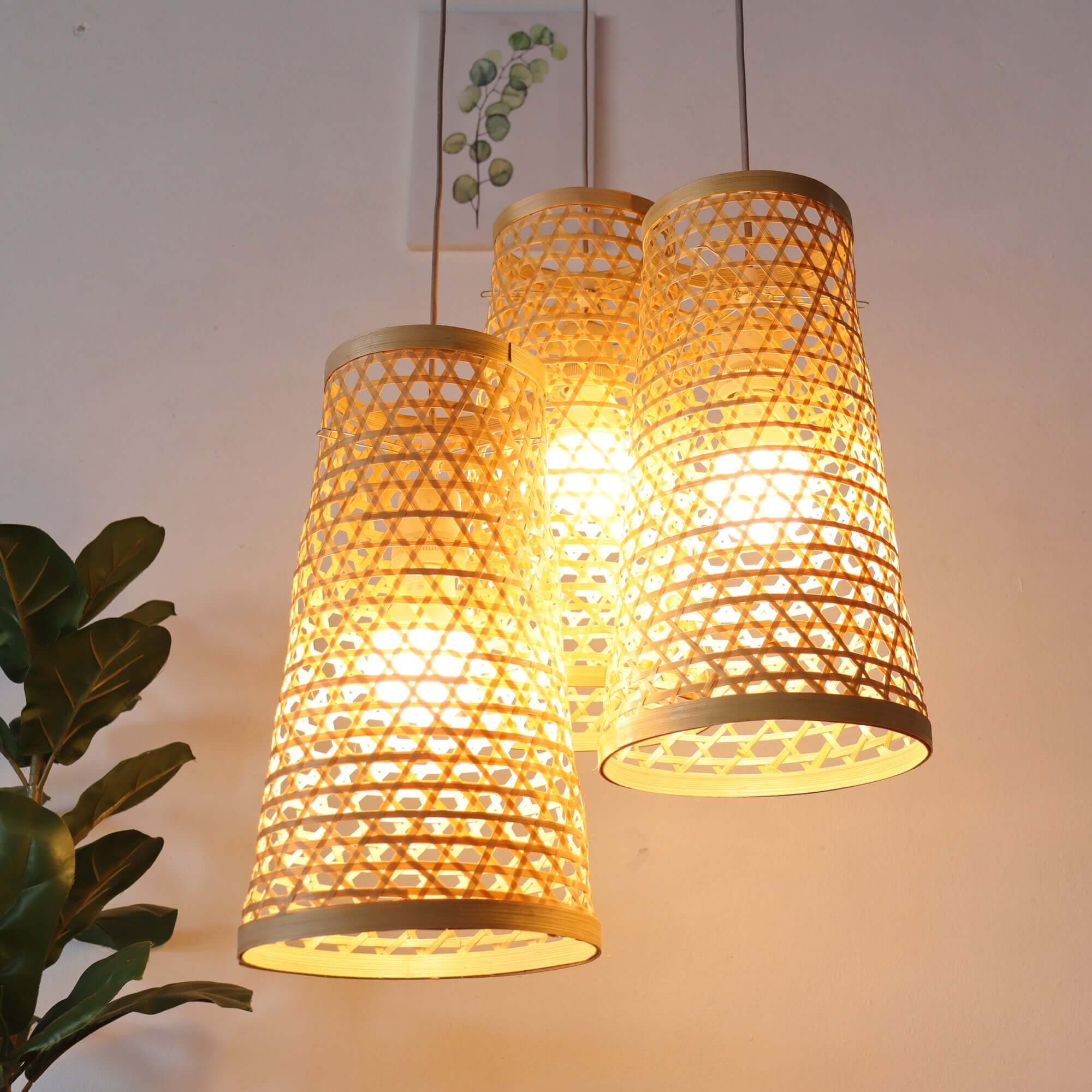 Ma Thu Son - Bamboo Pendant Light Shade By Thaihome - Image 7